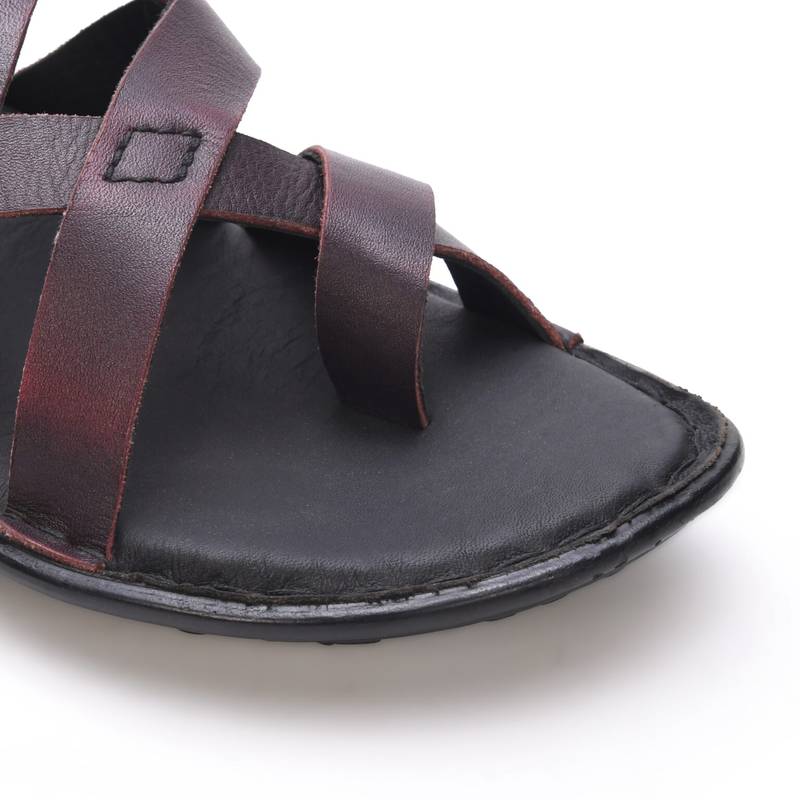 Dalton Leather CrissCross Sandals (ch