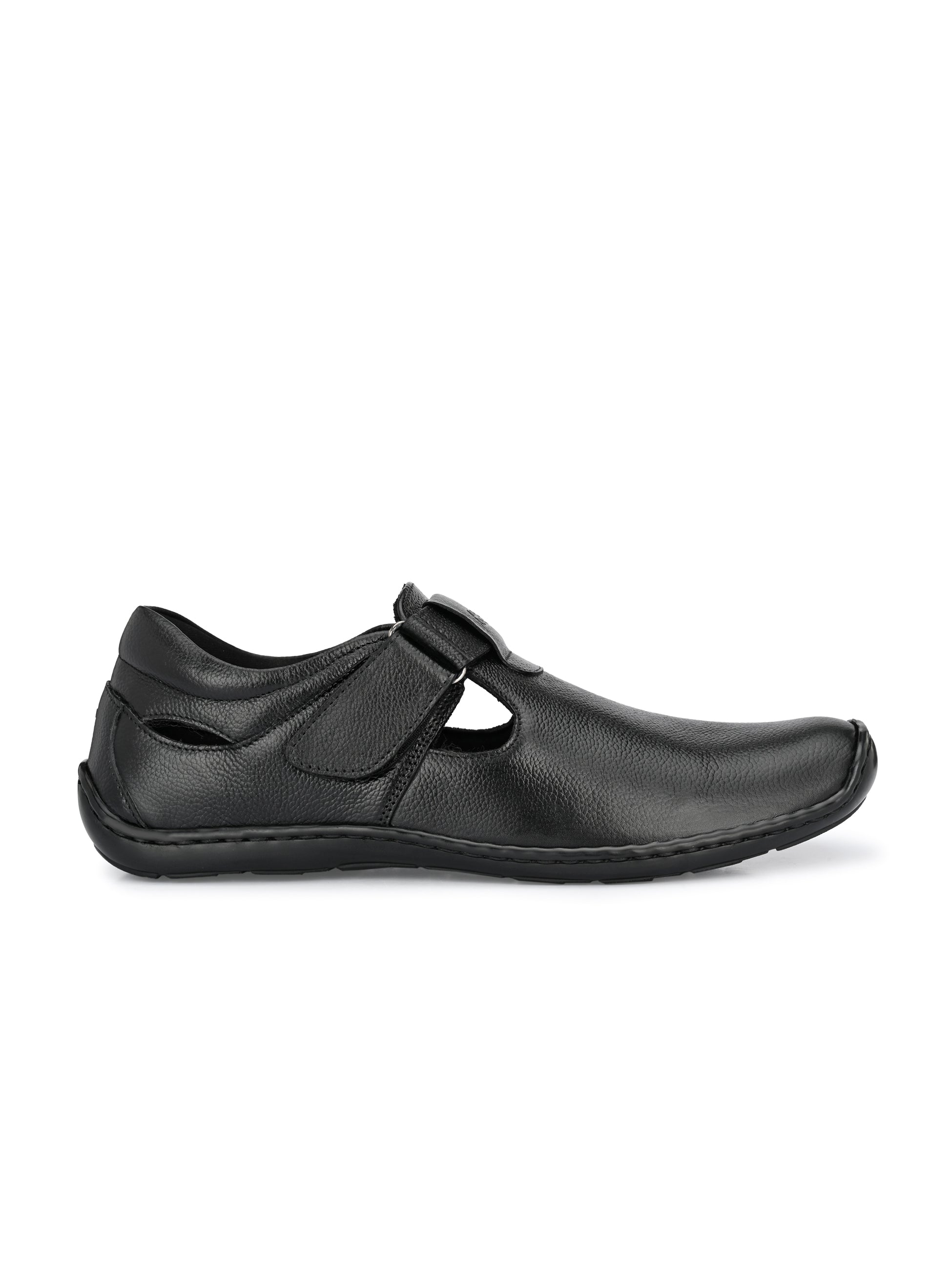 Brunel Leather Velcro Roman Sandals