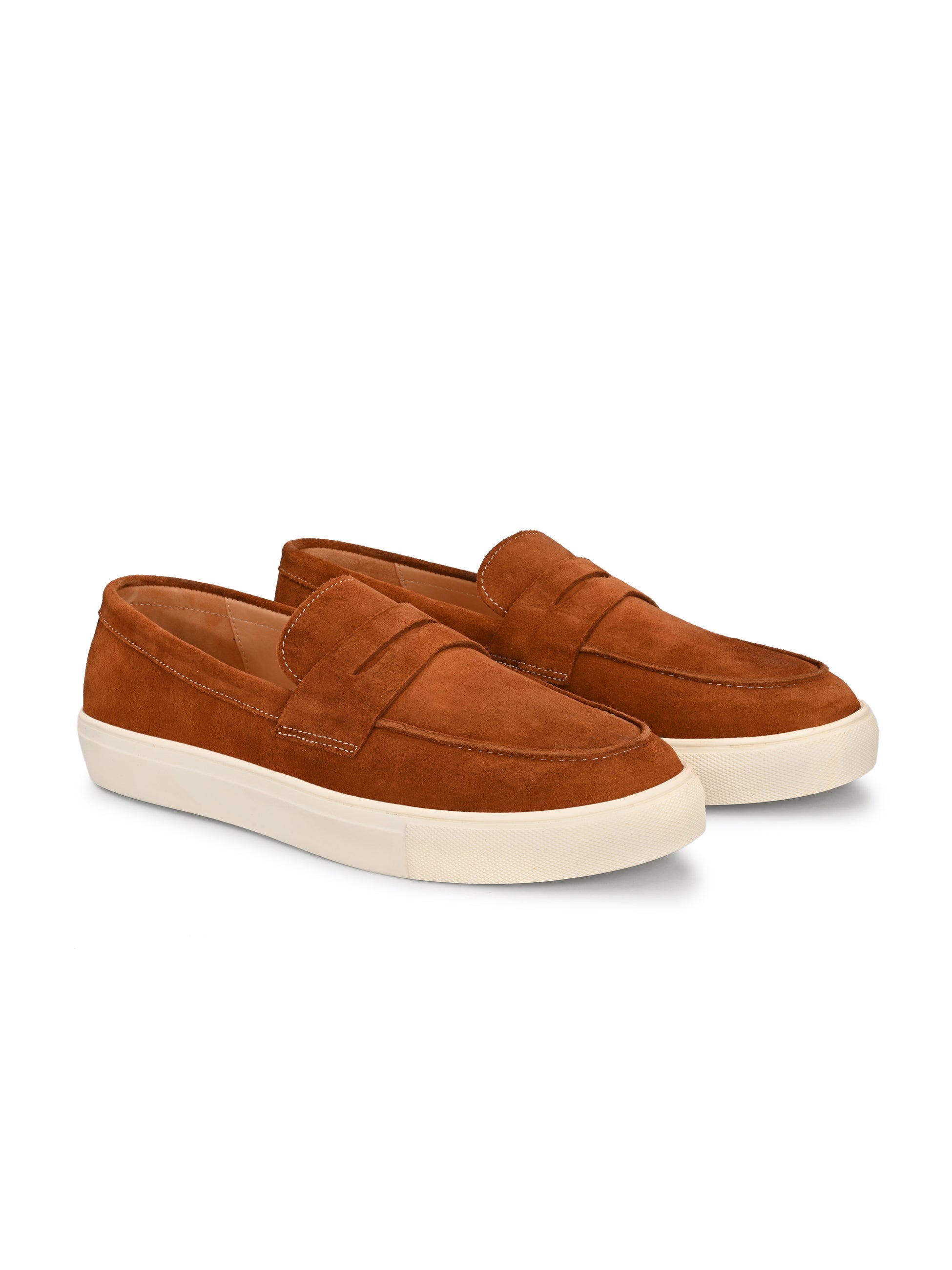 Fabrizio Suede Leather Slipons - The Heels India