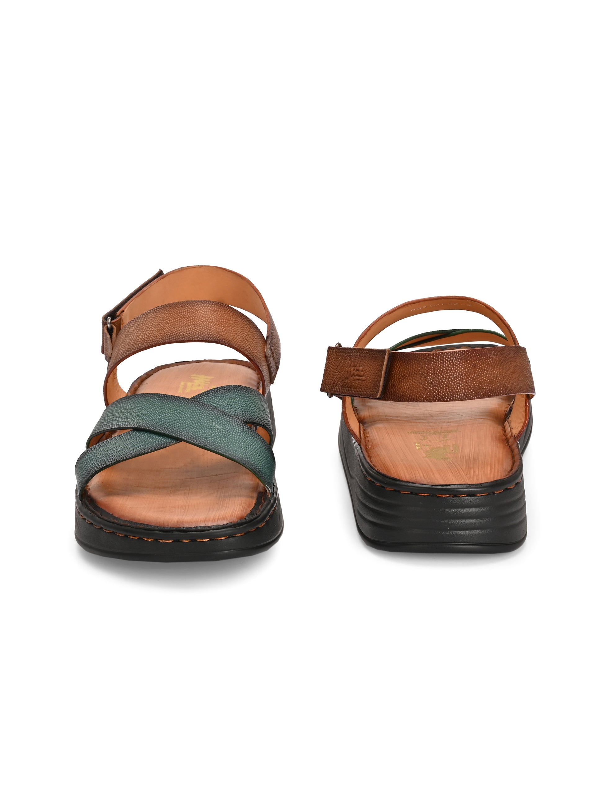 Renzo Multi Leather Cushion Sandals