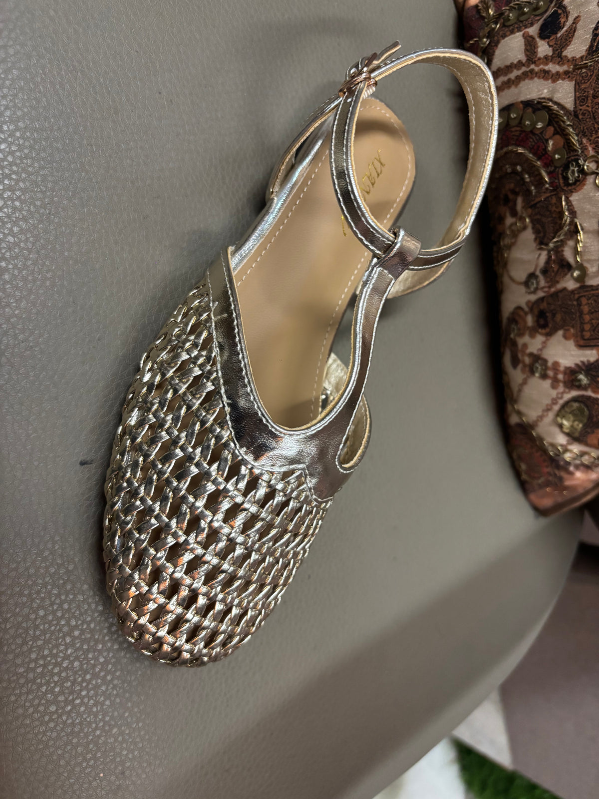 Nysa T Strap Premium Mesh Mary Janes