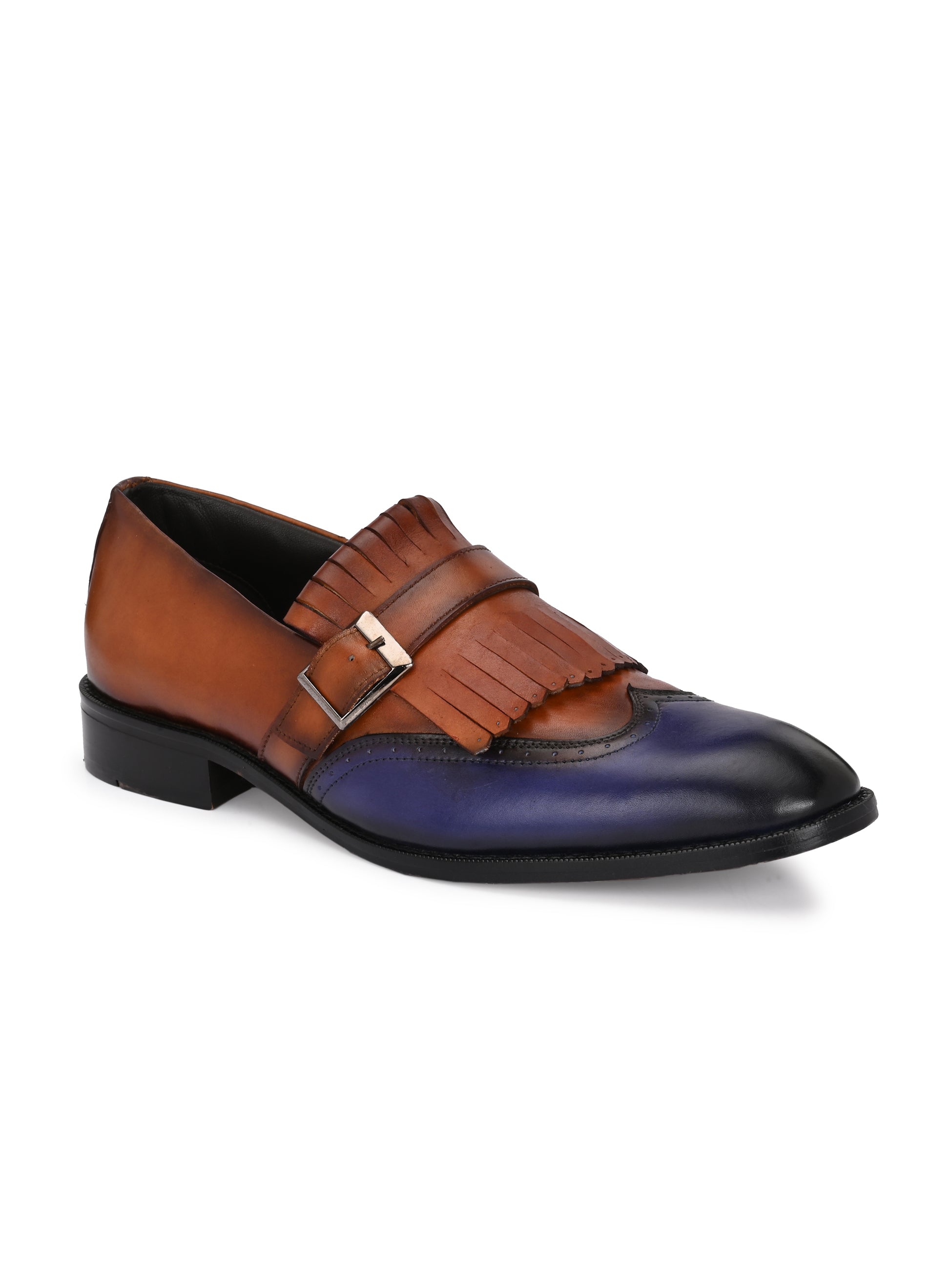 Marcello Semi Brogue Leather Shoes - The Heels India