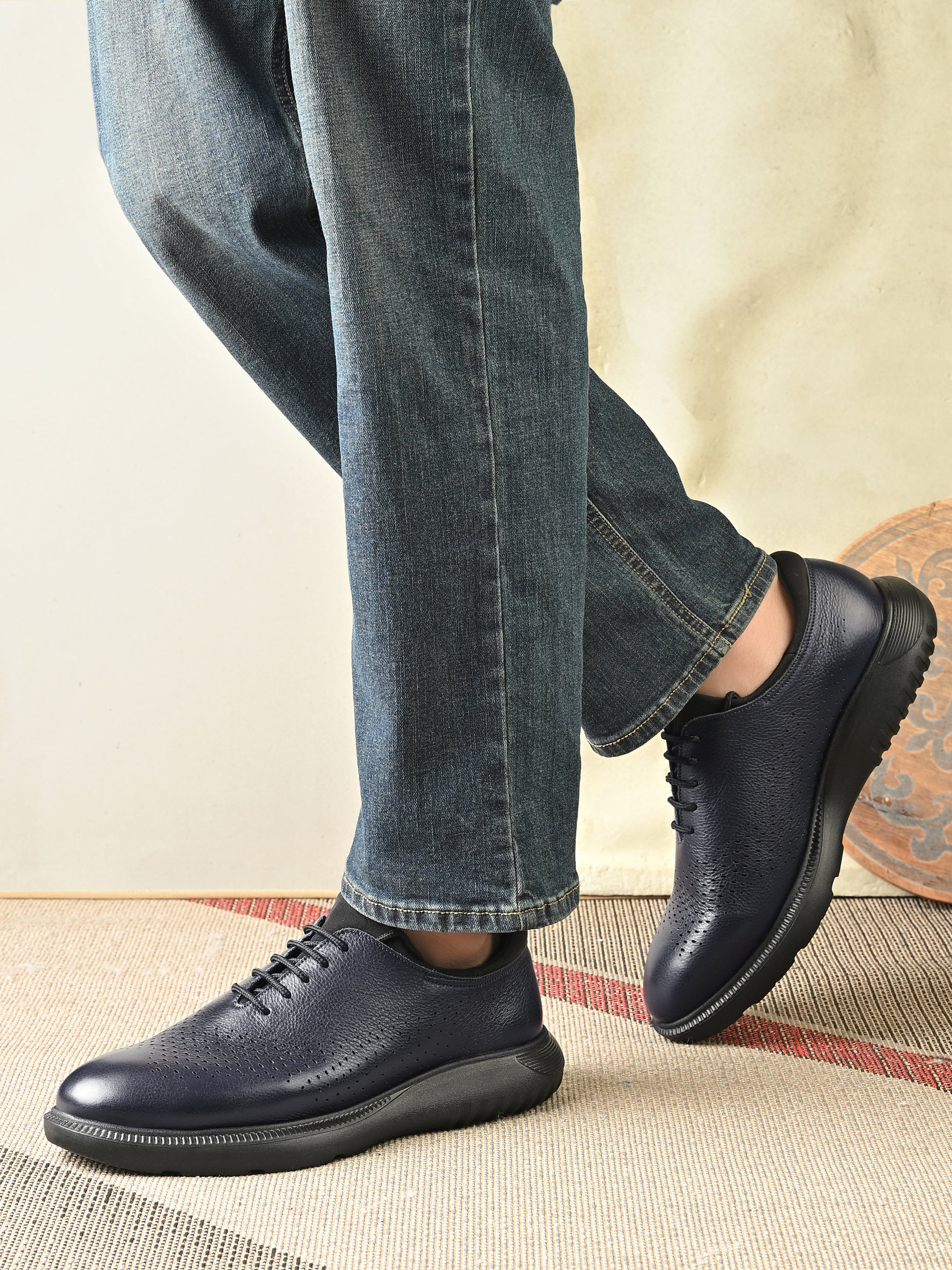 Romero Cloud Leather Sneakers - The Heels India