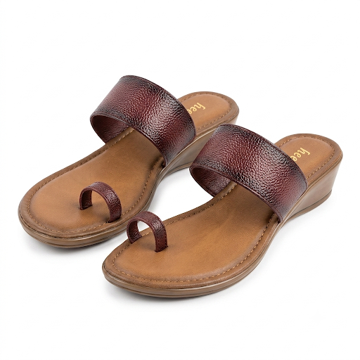 Welma Thumb Strap Leather Summer Slippers