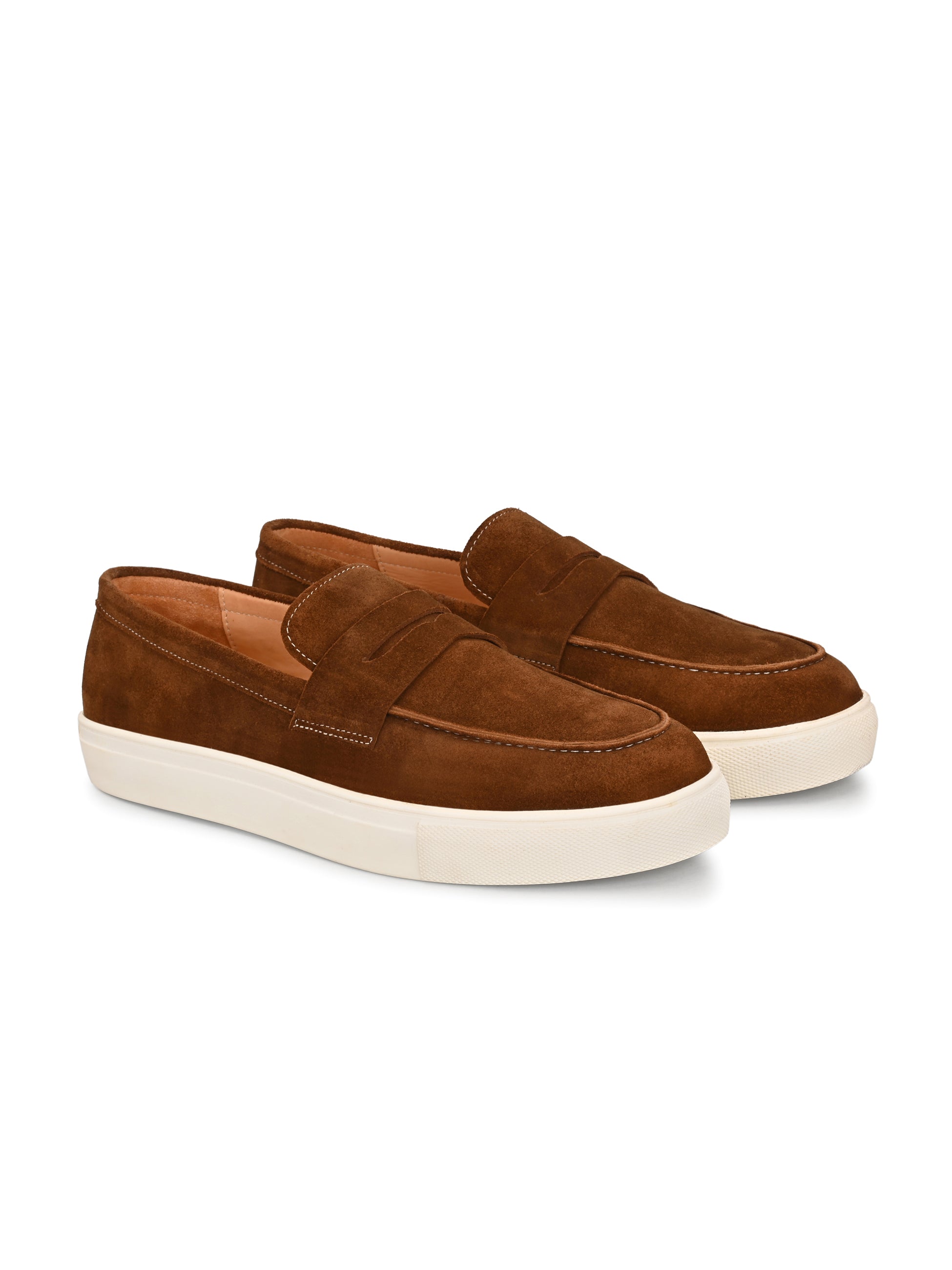 Fabrizio Suede Leather Slipons - The Heels India