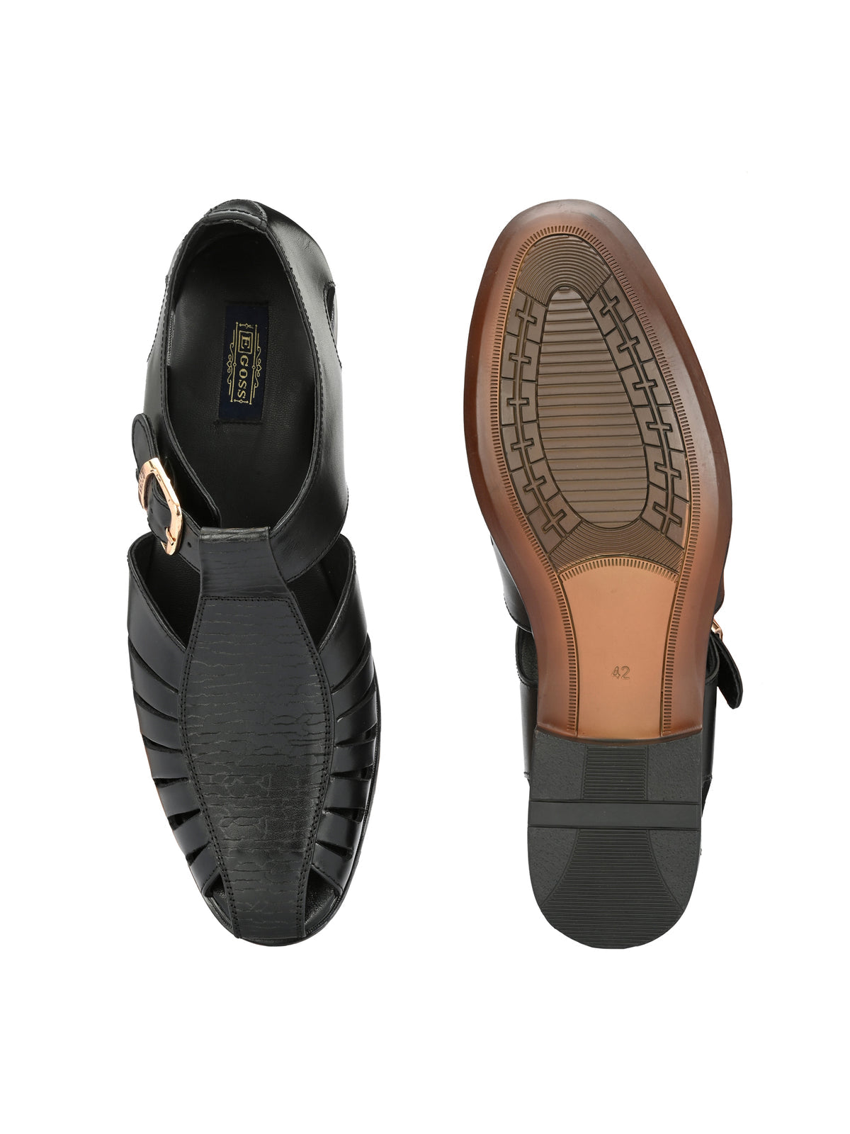 Roman Leather Ethnic Peshawari Sandals