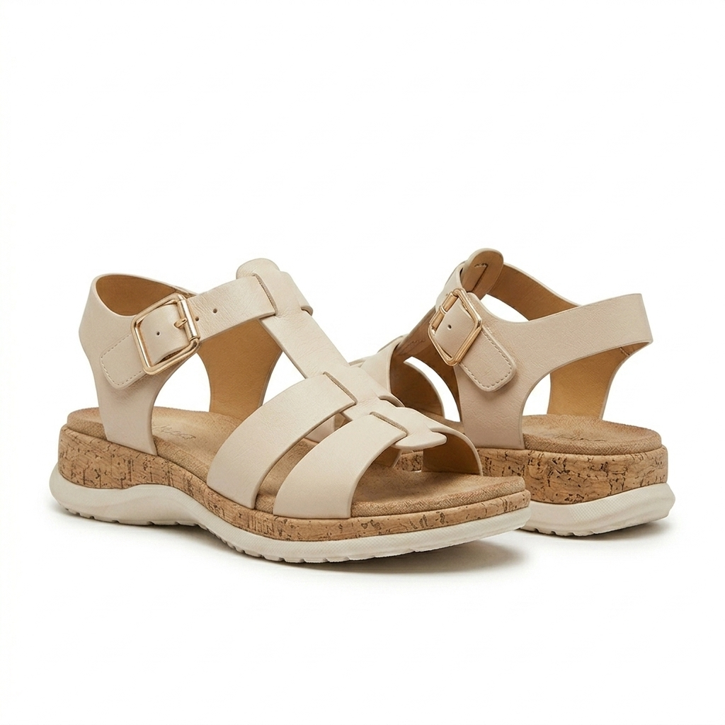 Velora Comfort Sandals – Cushioned T-Strap Daily Wear