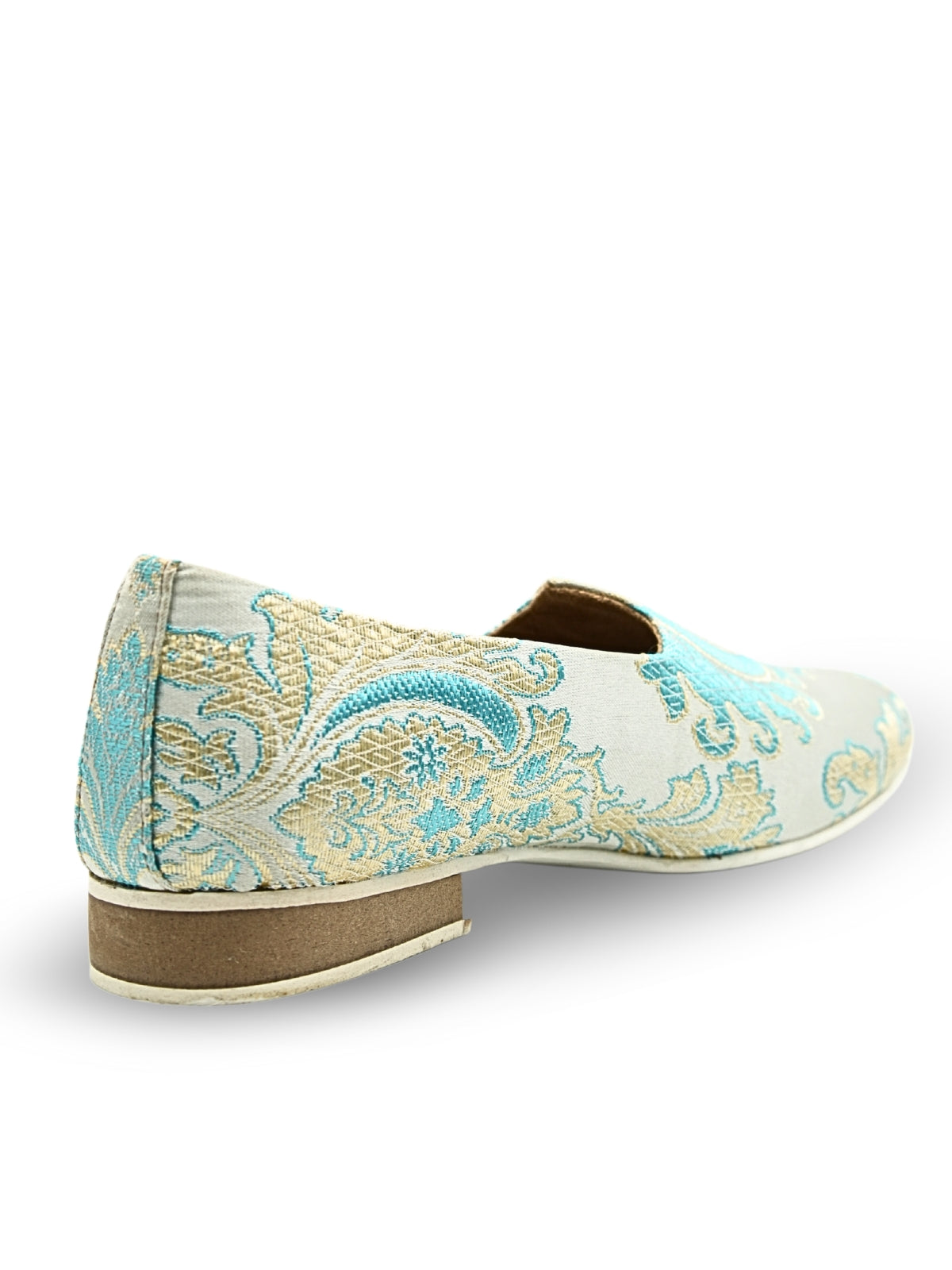 Kevin Ethnic Embroidered Jutti (light blue
