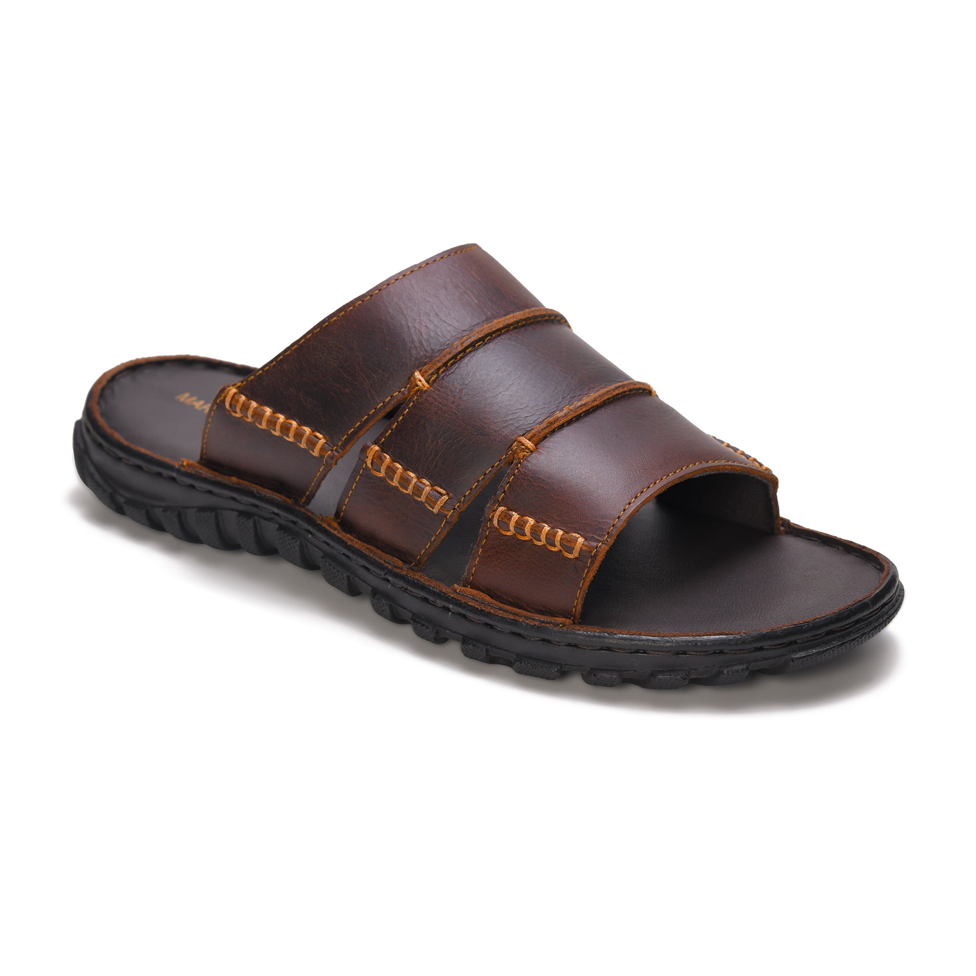 Diego Leather Slippers - The Heels India