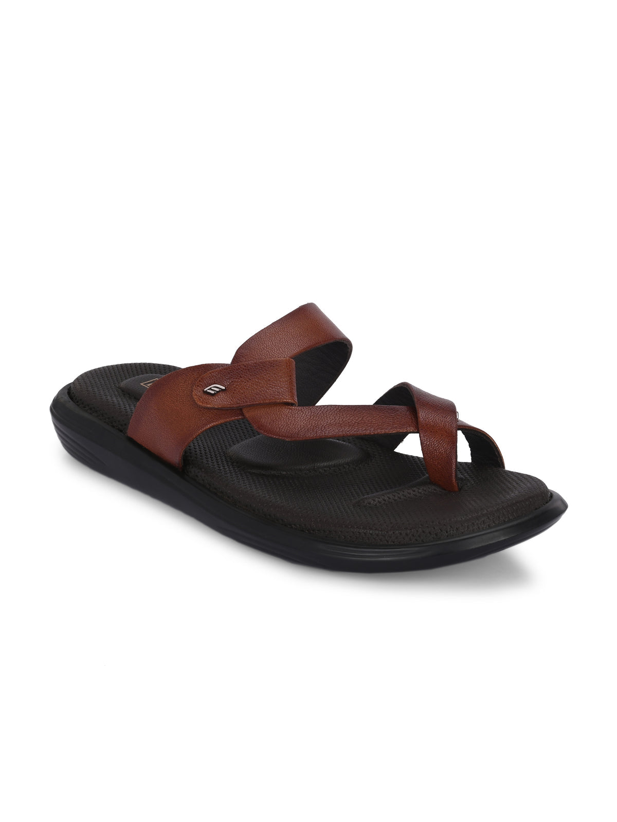 Cleo Cushion Leather Thumb Slippers - The Heels India
