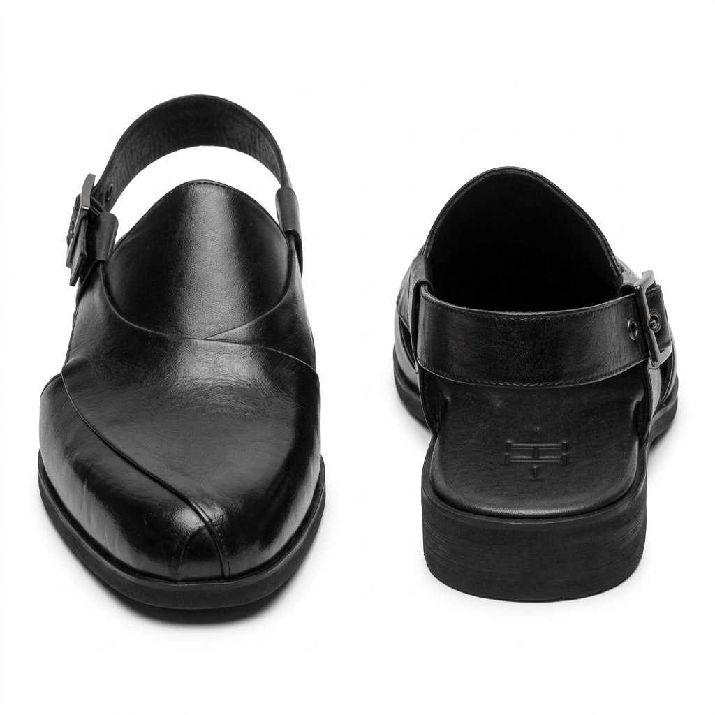 Demarzio Leather Ethnic Peshawari Sandals