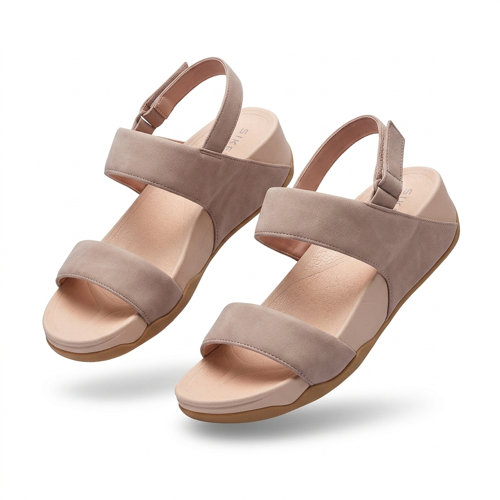 Raya Back Velcro Wedge Comfort Summer Sandals