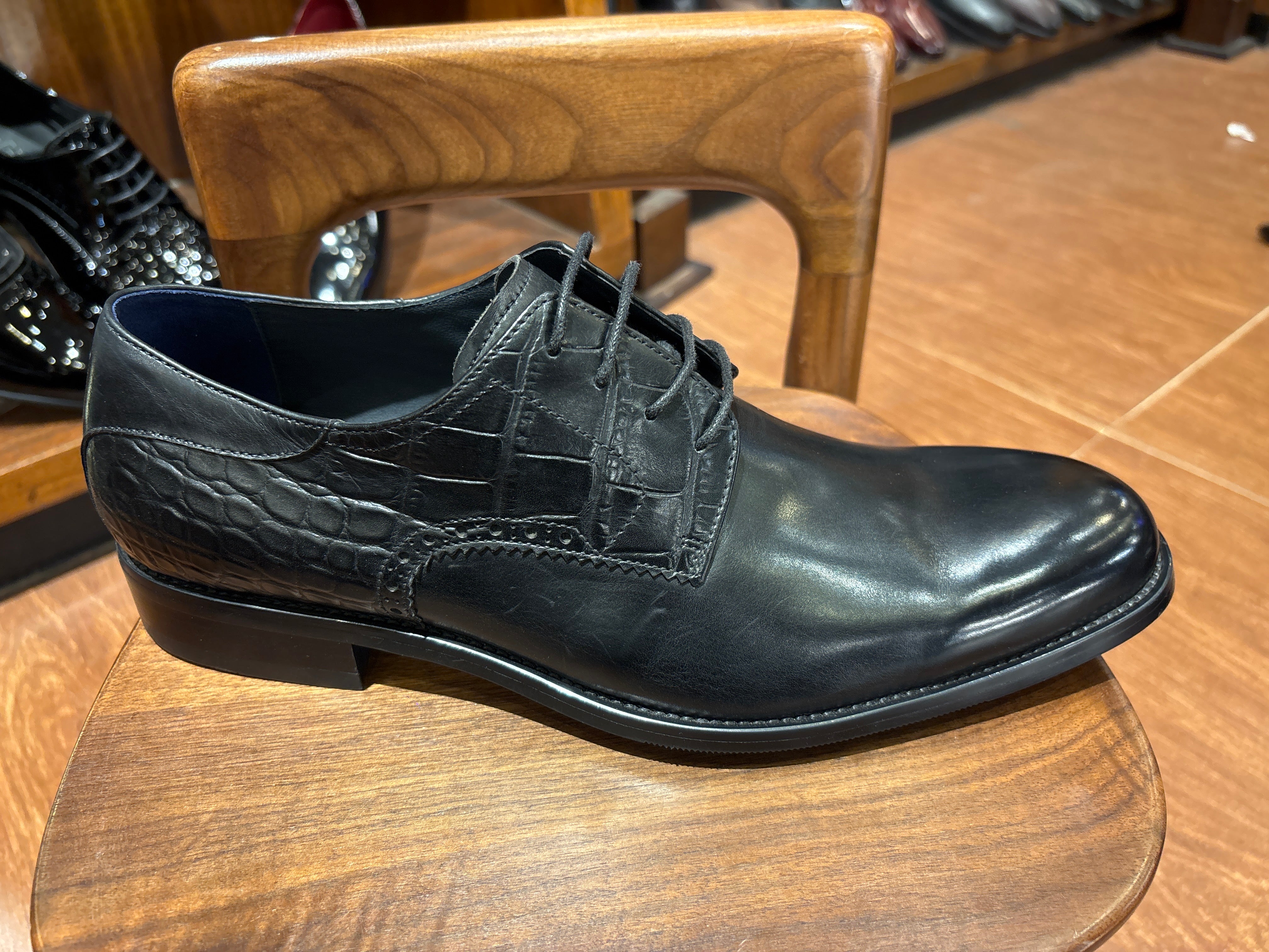 Lewis Premium Leather Luxury Lace Up Derby Shoes - The Heels India