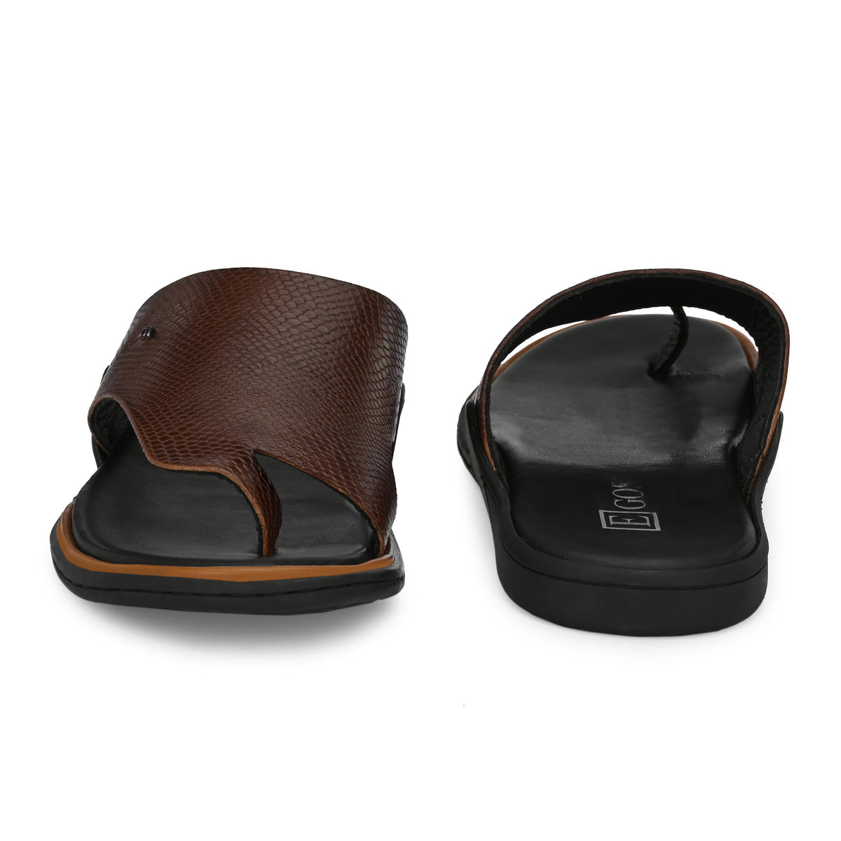 Arlo Cushion Leather Thumb Slippers - The Heels India
