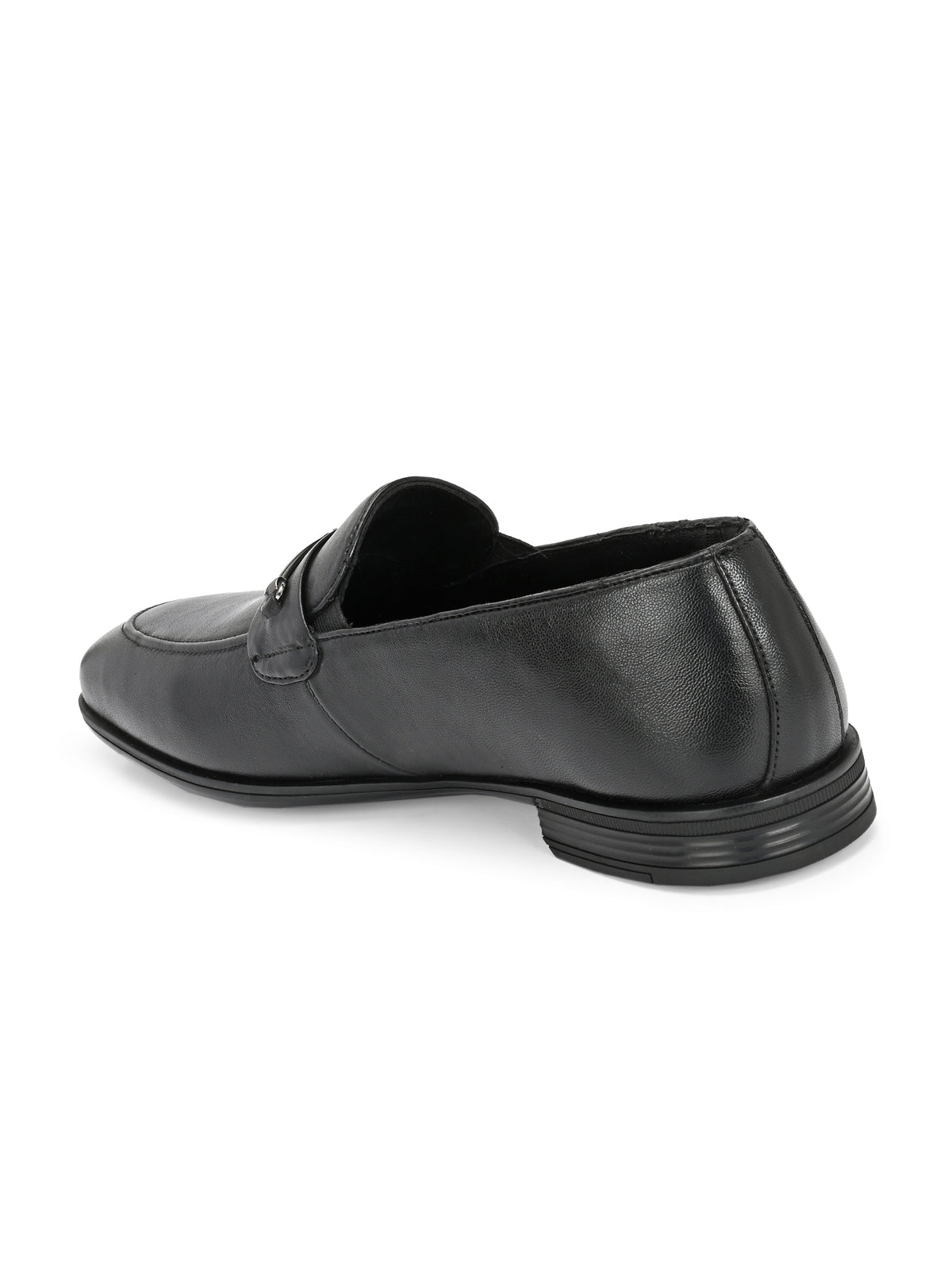 Arius Leather Buckled Loafers