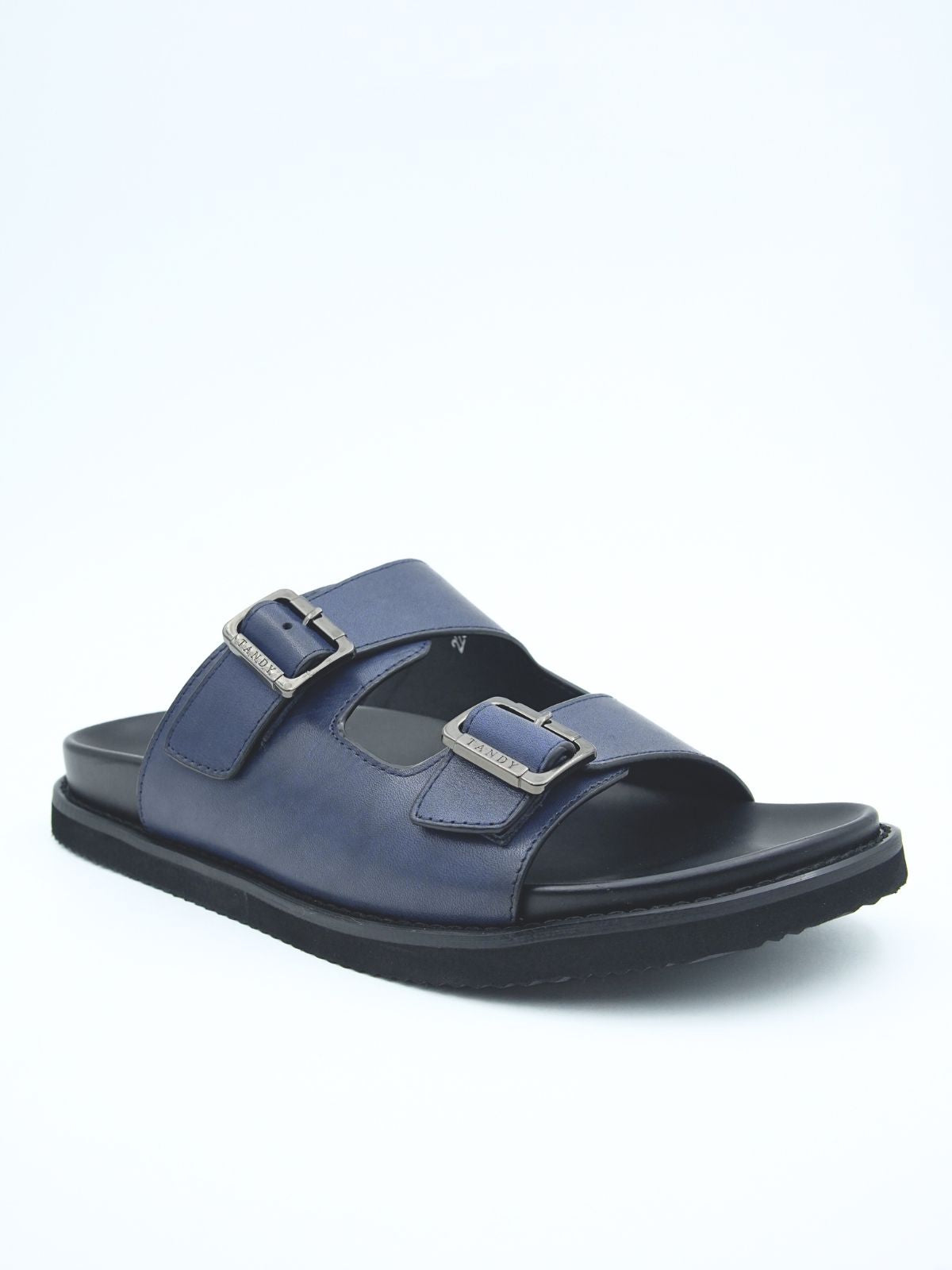 Kai Leather Double Strap Sliders