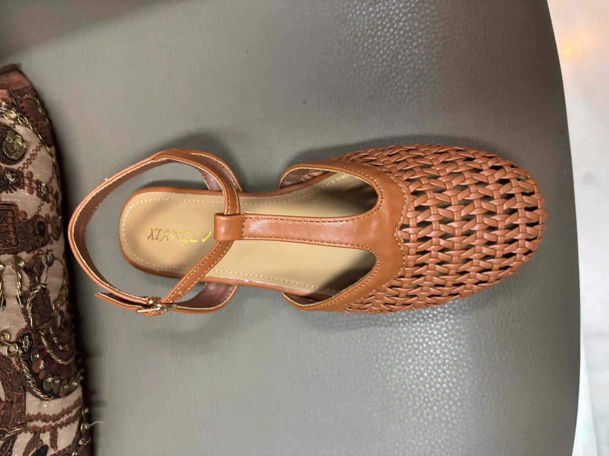Nysa T Strap Premium Mesh Mary Janes