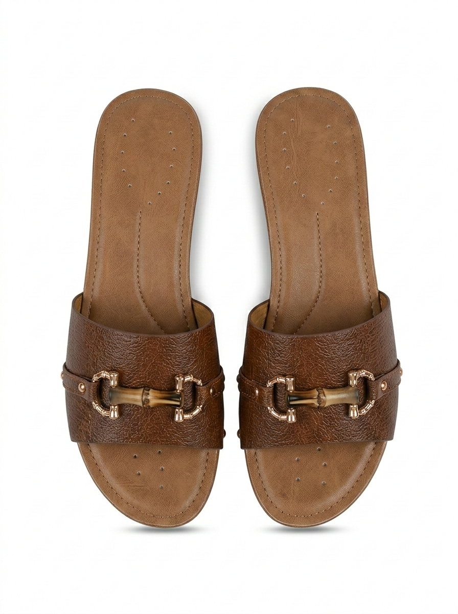 Bondi Comfort Peep Toe Summer Wedge Sliders