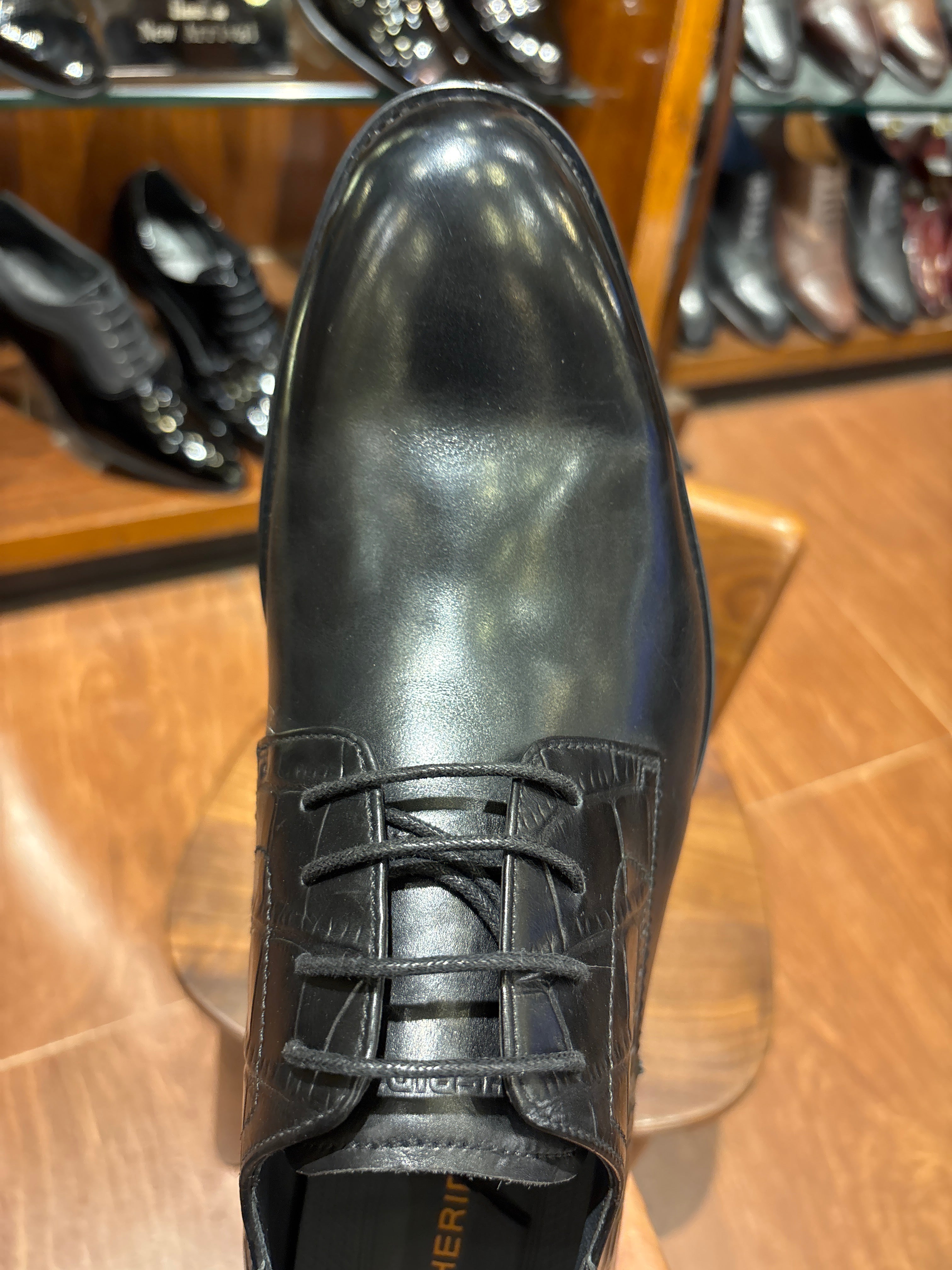 Lewis Premium Leather Luxury Lace Up Derby Shoes - The Heels India