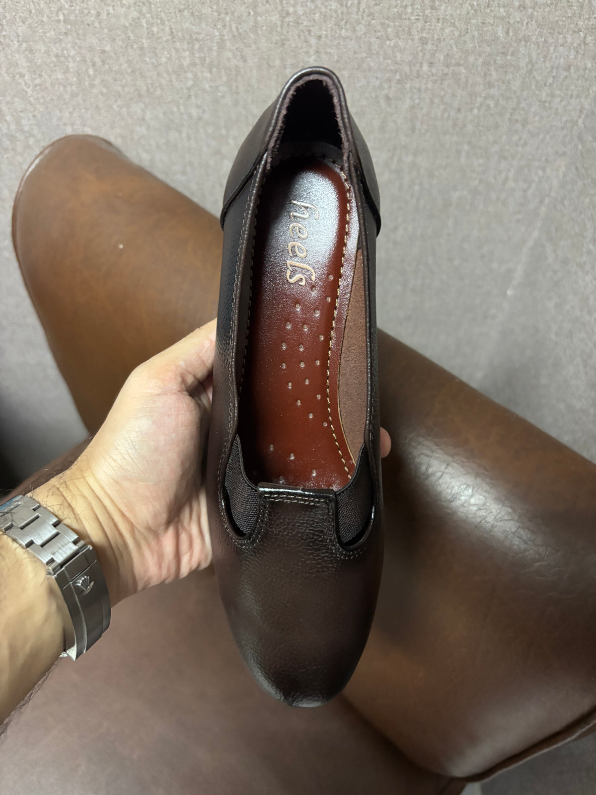 Kylie 2.0 Leather Elastic Wedge Ballerinas