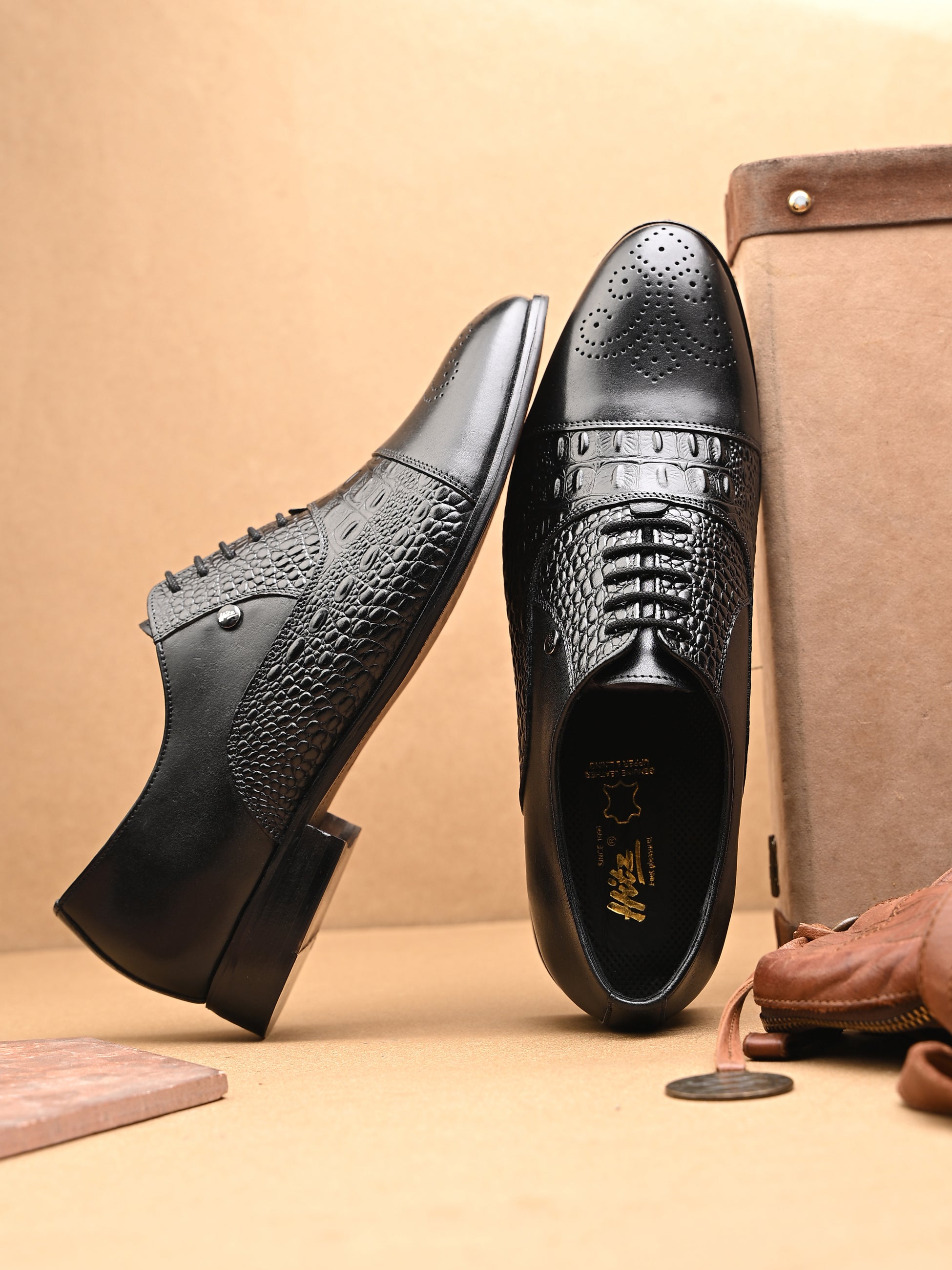 Belmont Crust Leather Lace Up Formal Shoes