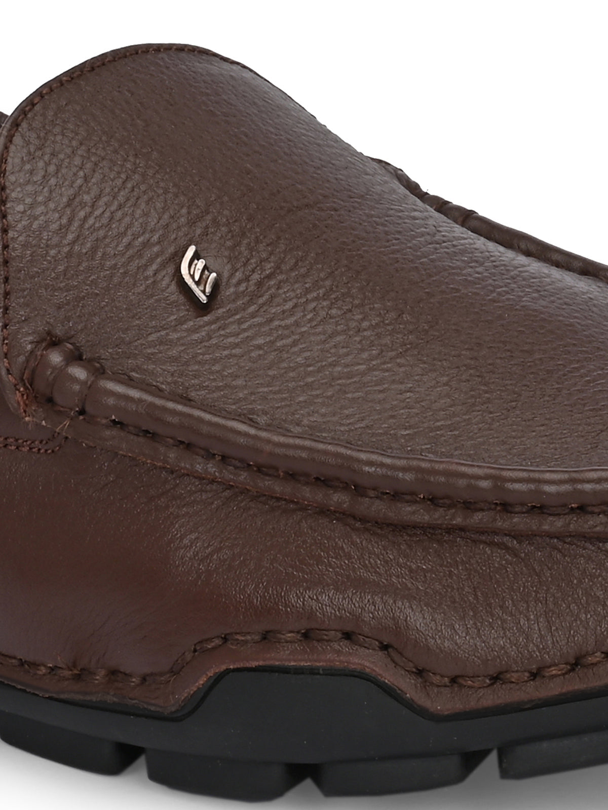 Clyde Leather Back Elastic Cushioned Loafers - The Heels India