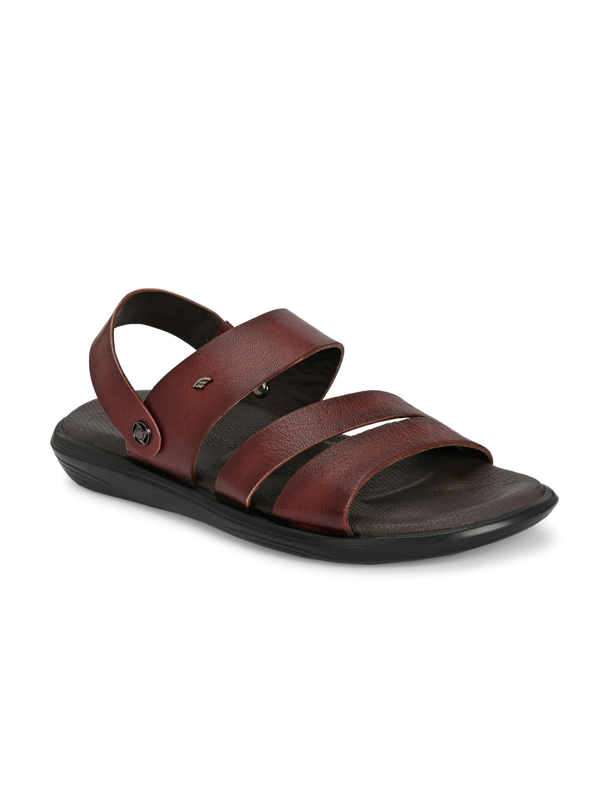 Adrian Leather Strap Sandals - The Heels India