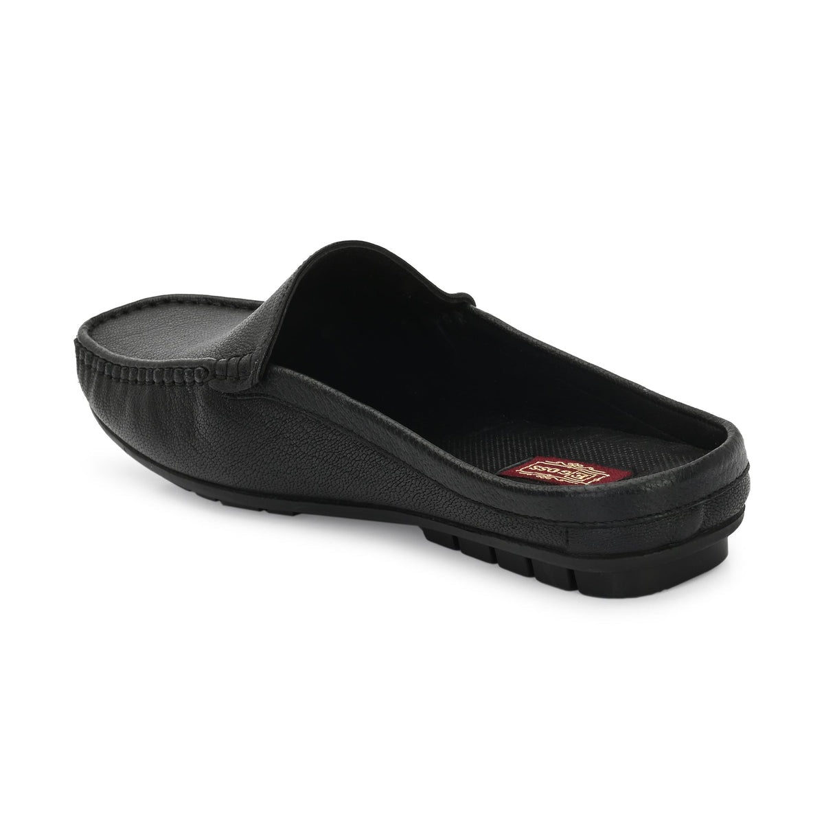 Flint Leather Casual Slip-On Mules