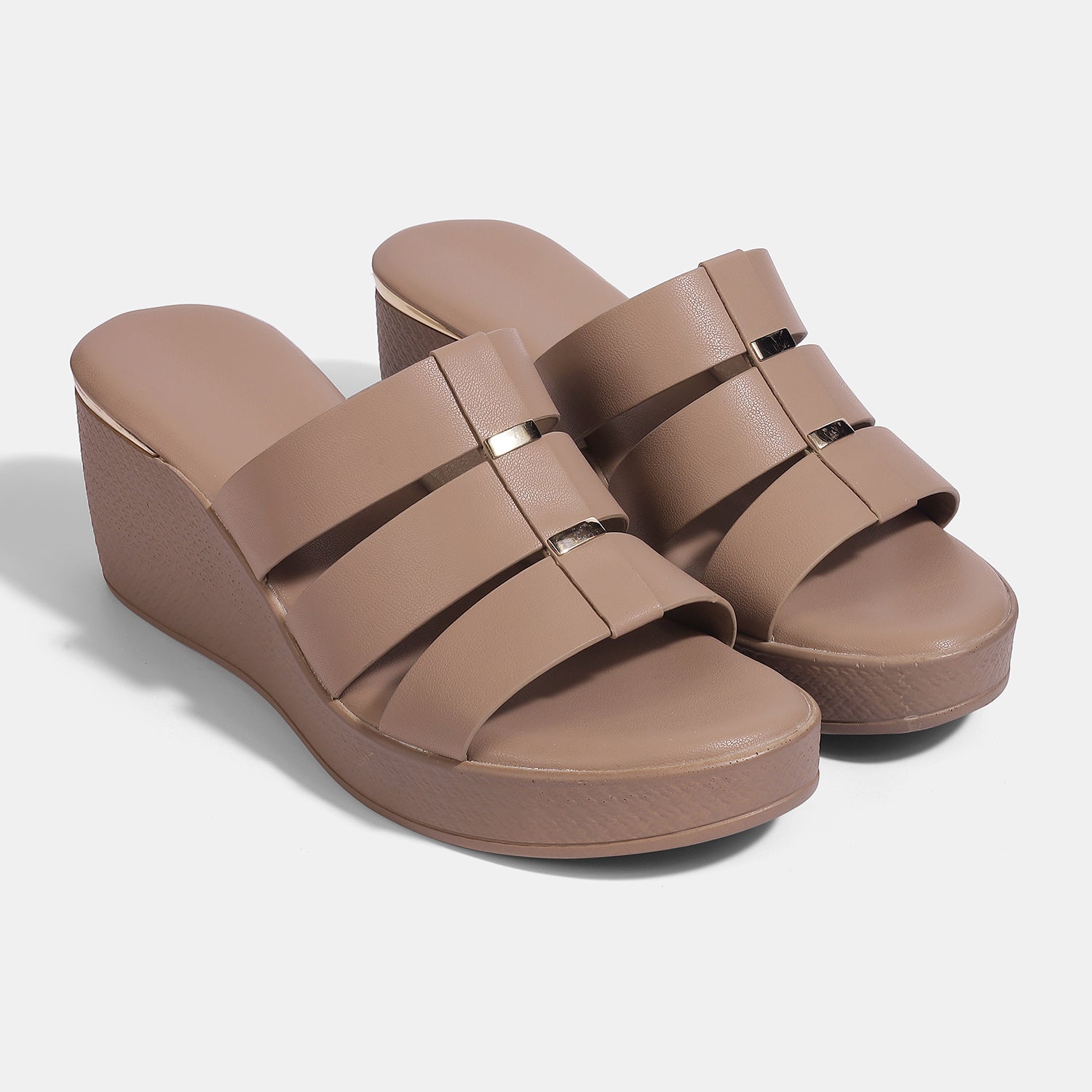 Sydney Wedge Strap Heels