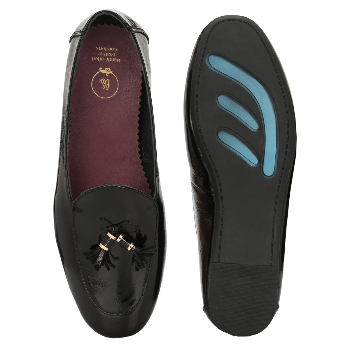 Malkova Leather Tassel Ballerinas