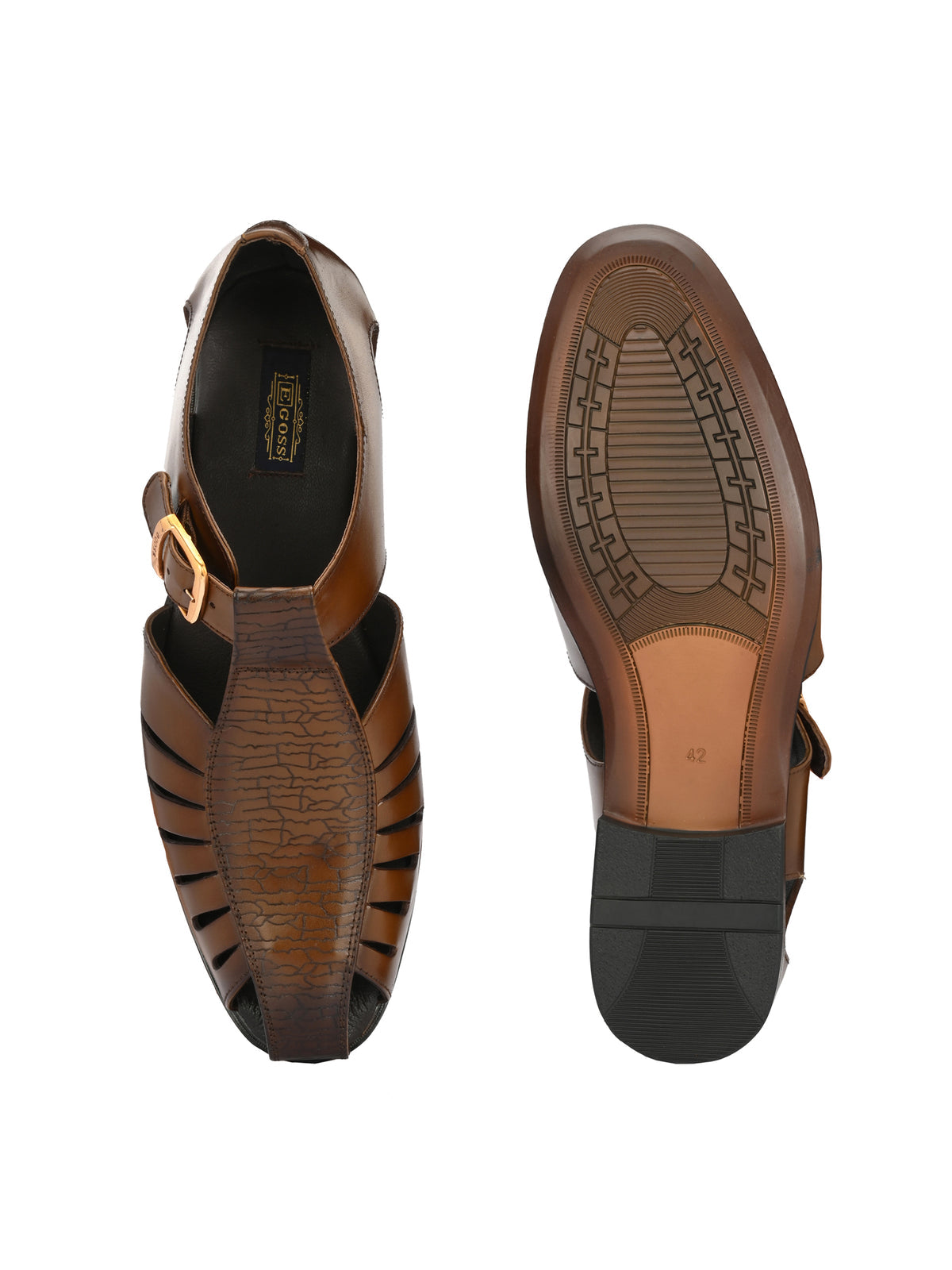 Roman Leather Ethnic Peshawari Sandals