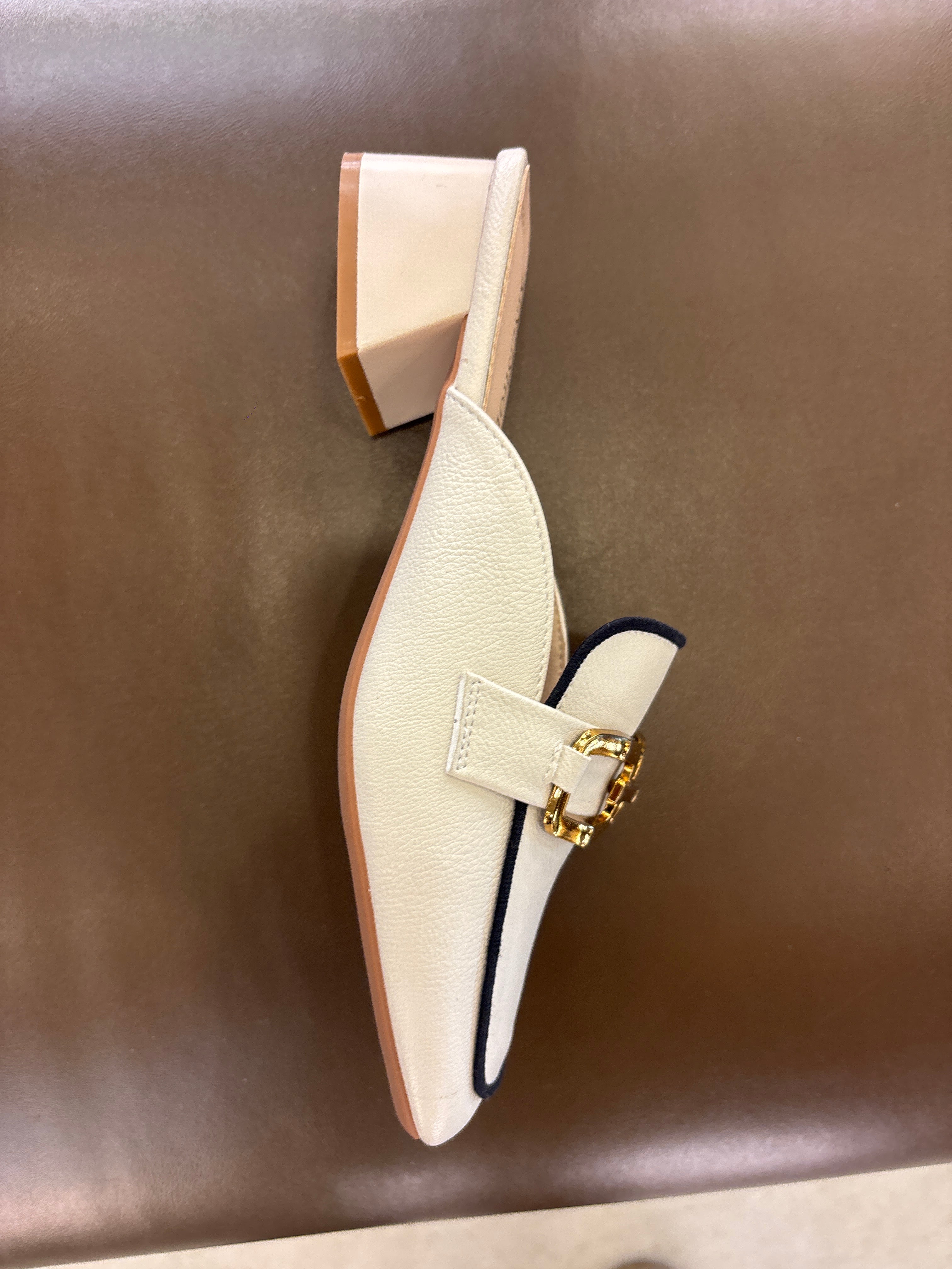 Sakura Premium Back Open Block Heel Mules - The Heels India