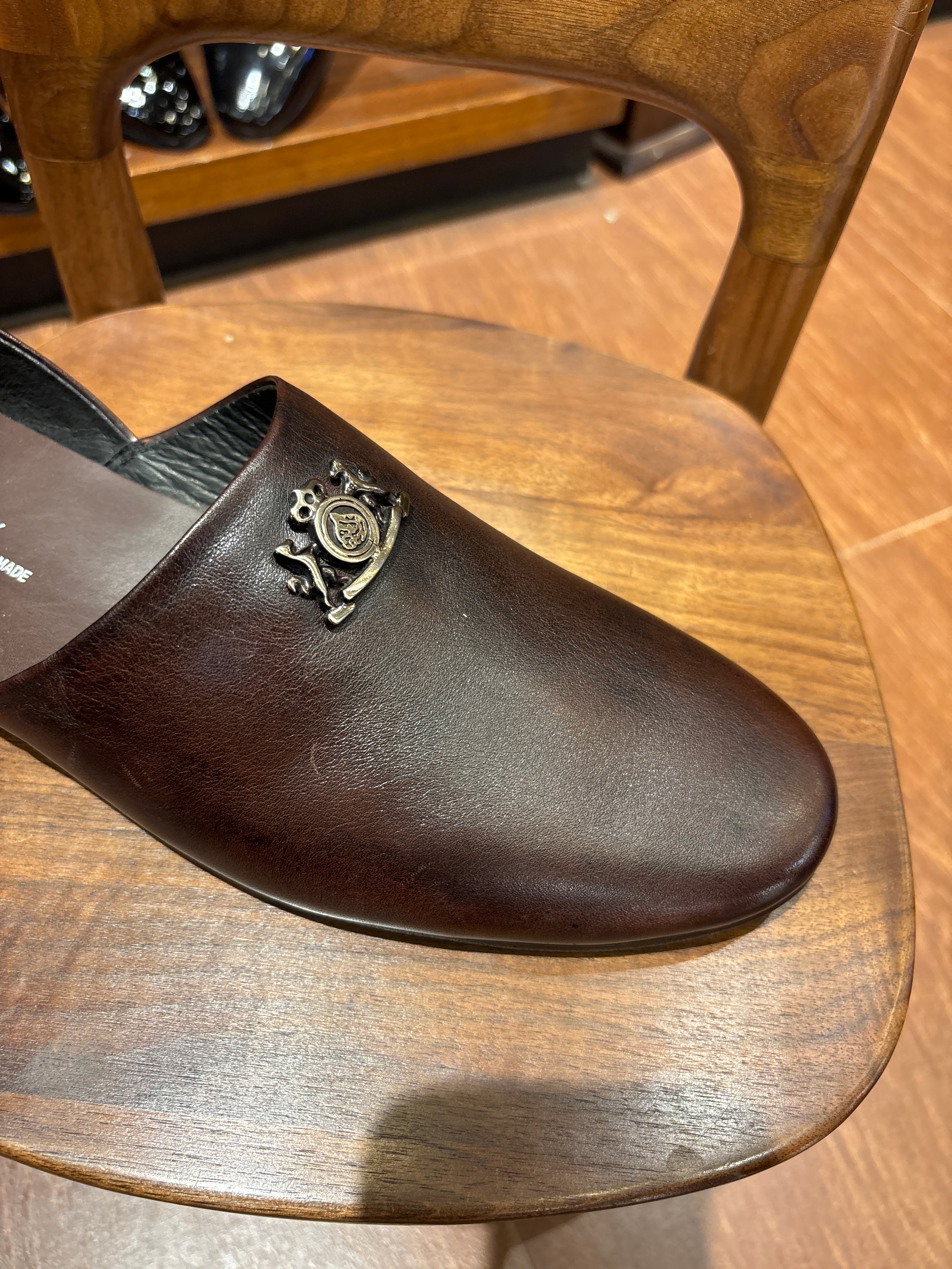 Chester Premium Leather Ethnic Slip-ons - The Heels India