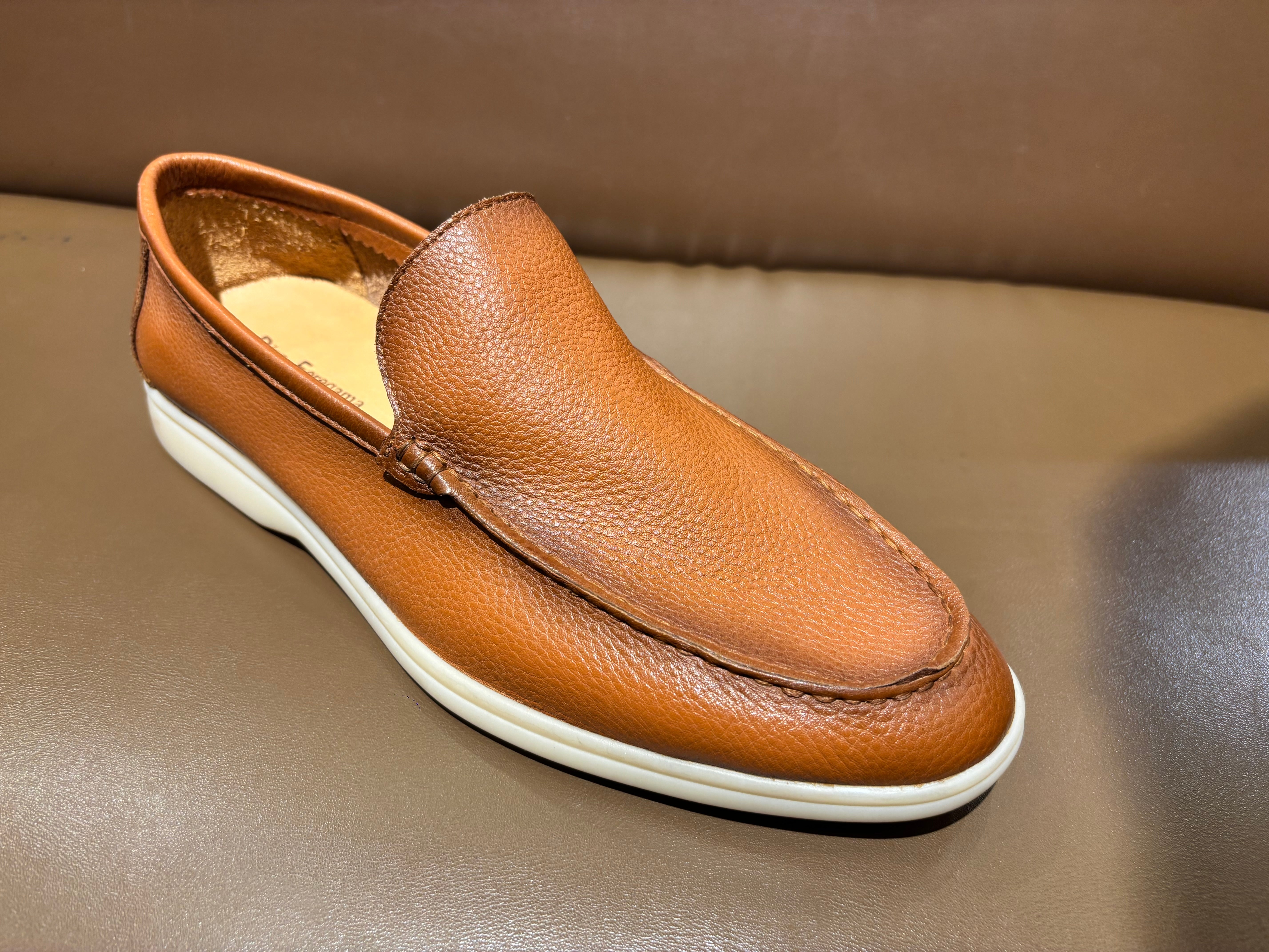Delap Premium Leather Slip-On Loafers