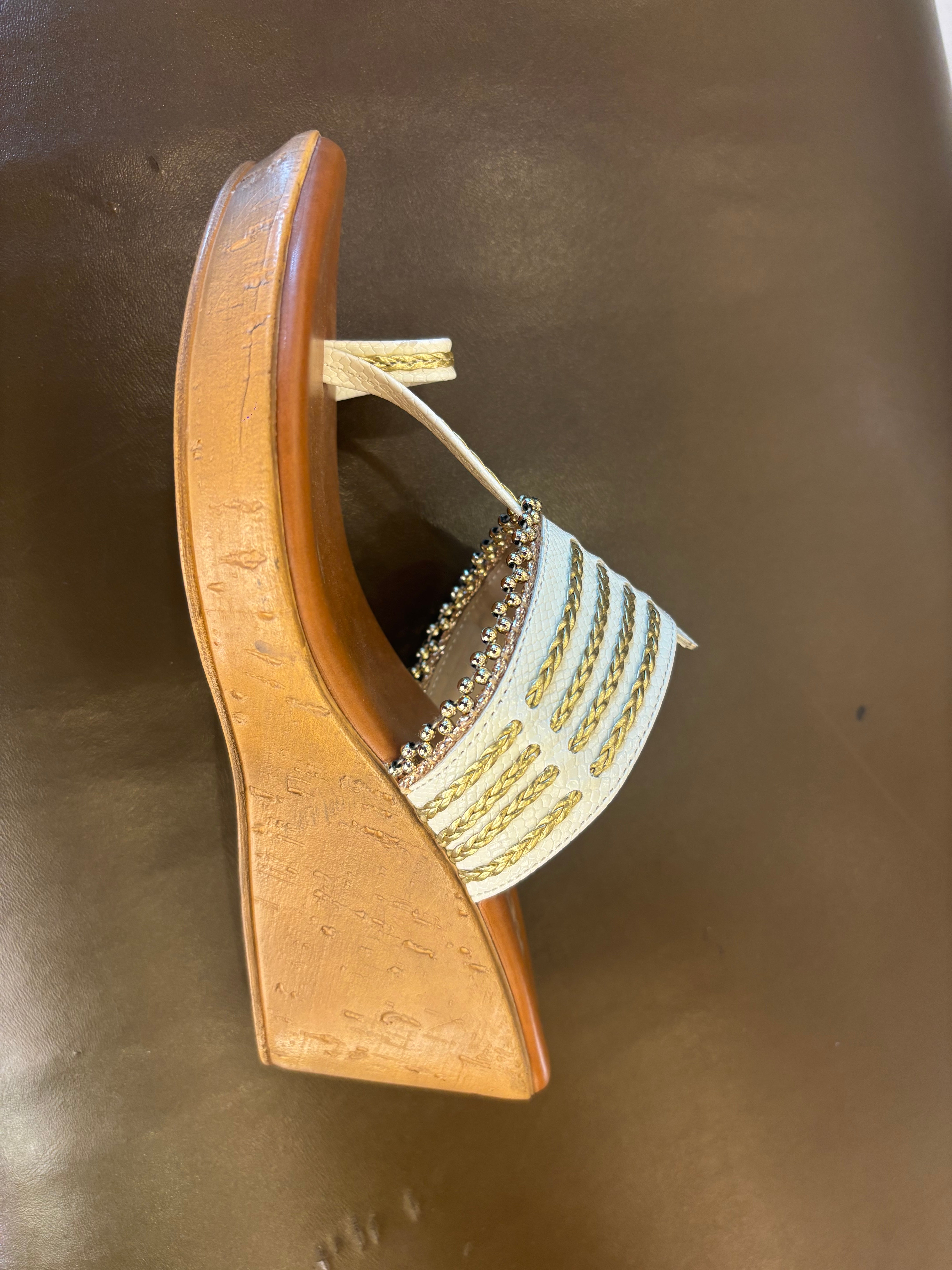 Zeeba Wedge Heel Kohlapuri’s