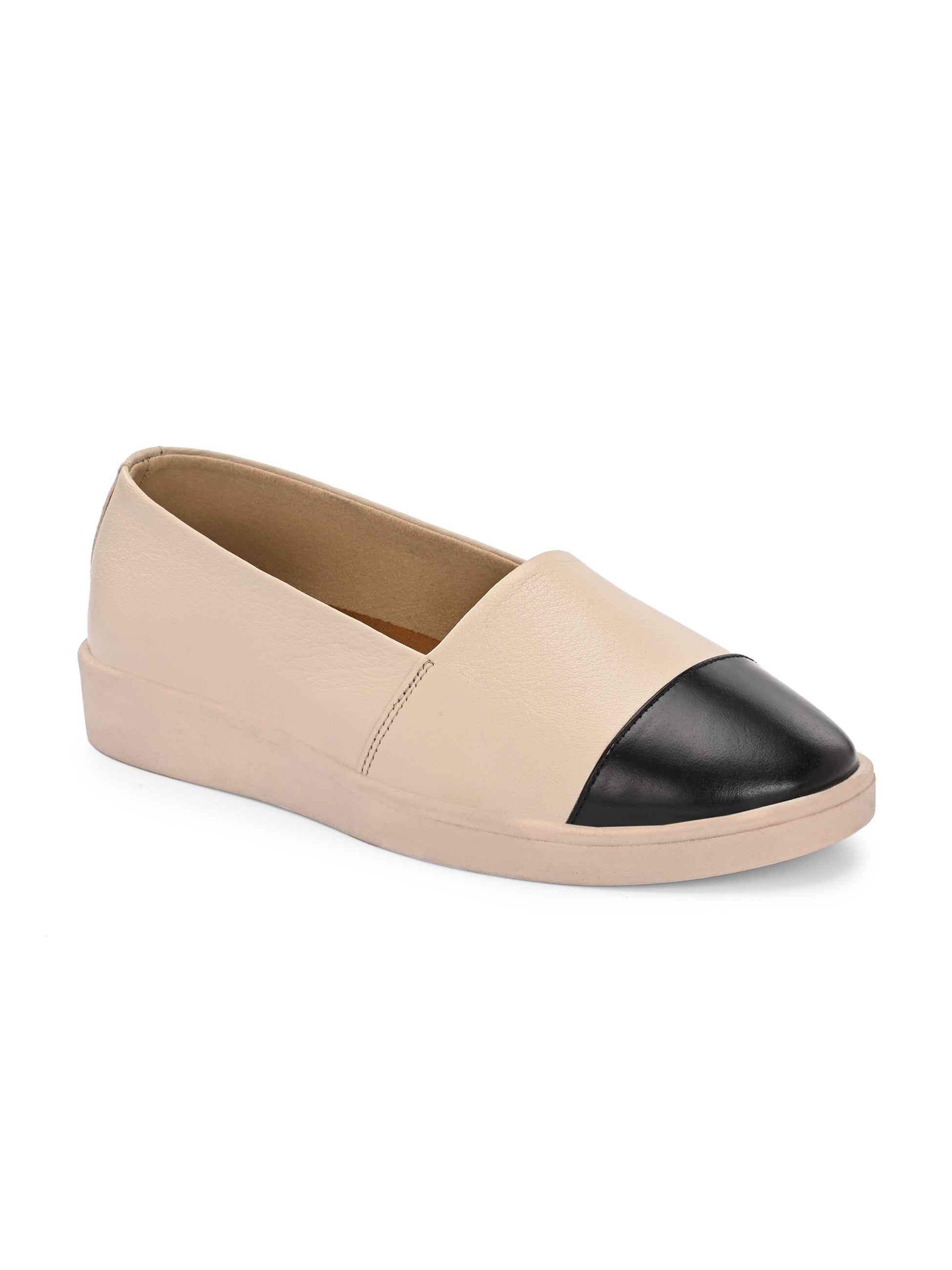 Maisoné Leather Combination Loafers
