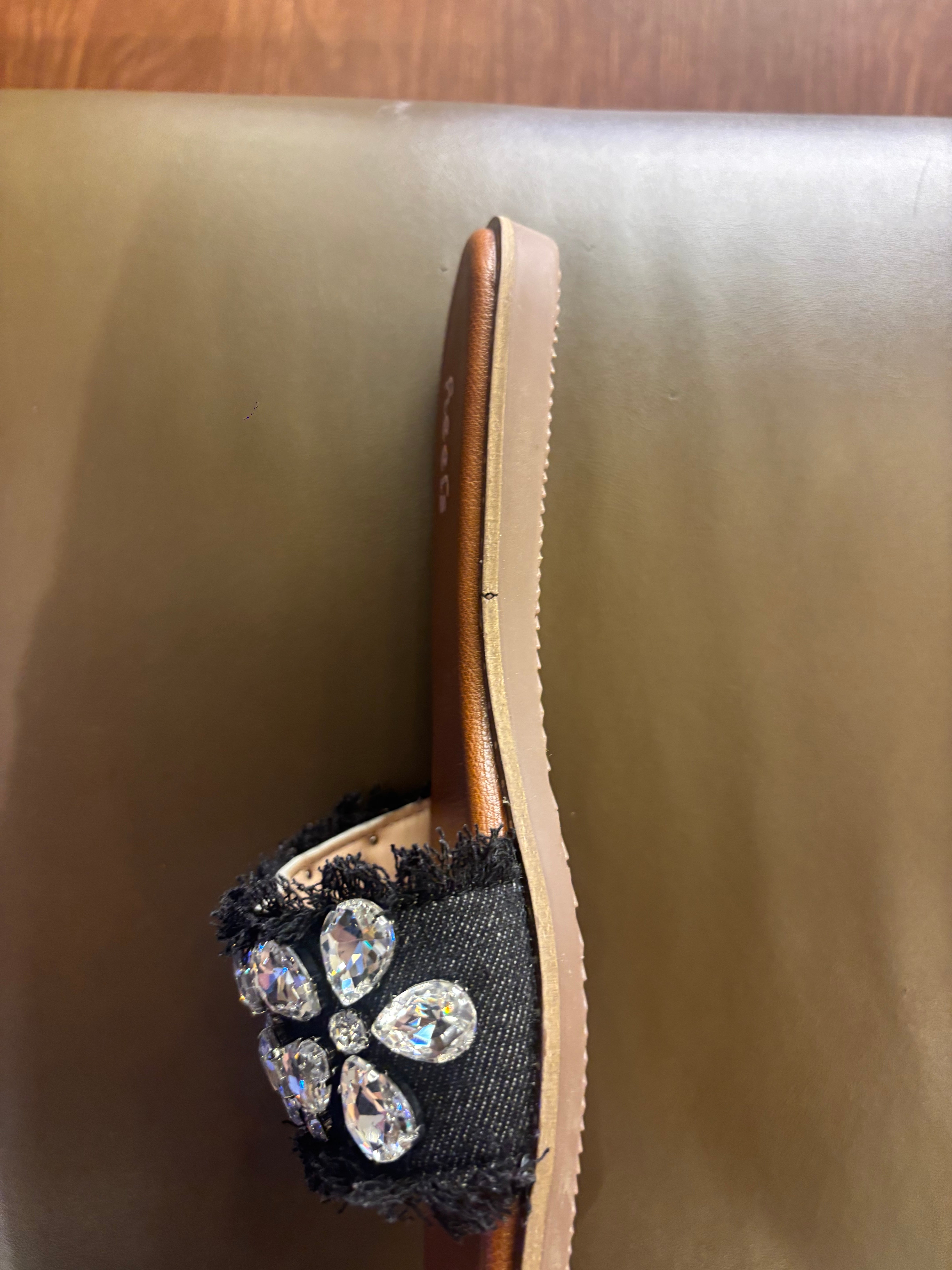 Kiya Embellished Summer Flat Sliders