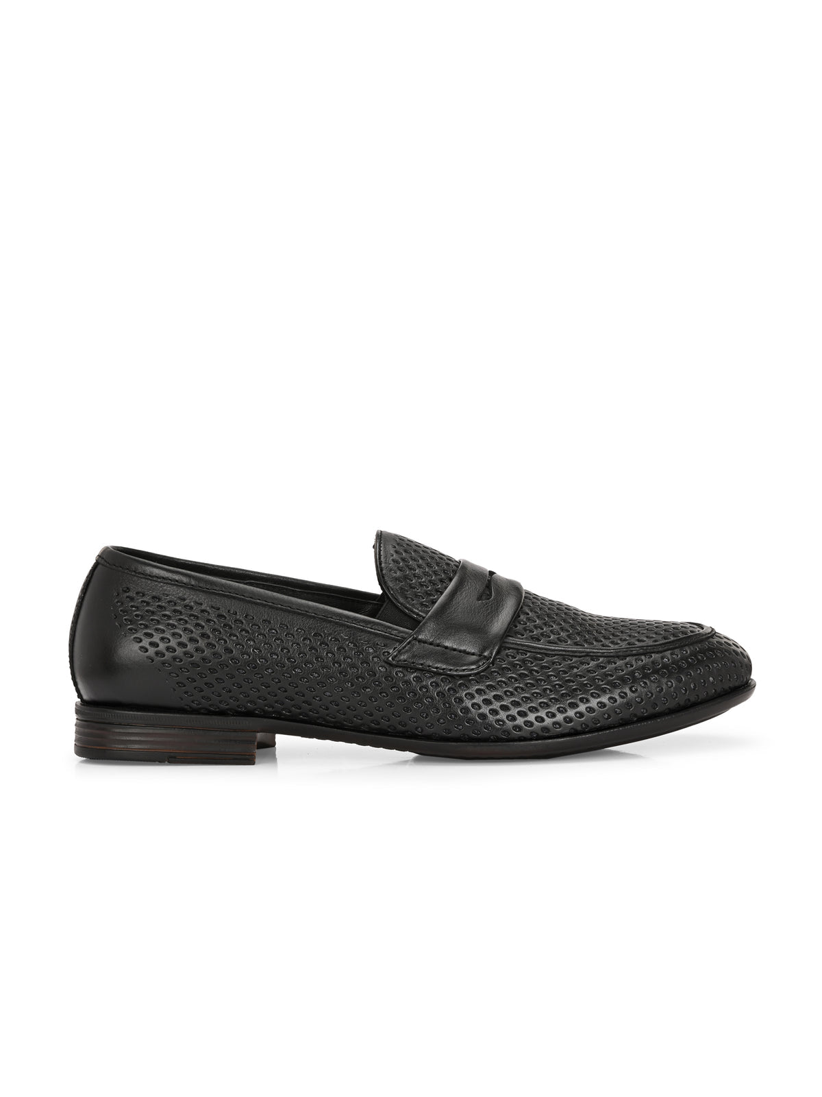 Markus Premium Leather Penny Perforated Loafers