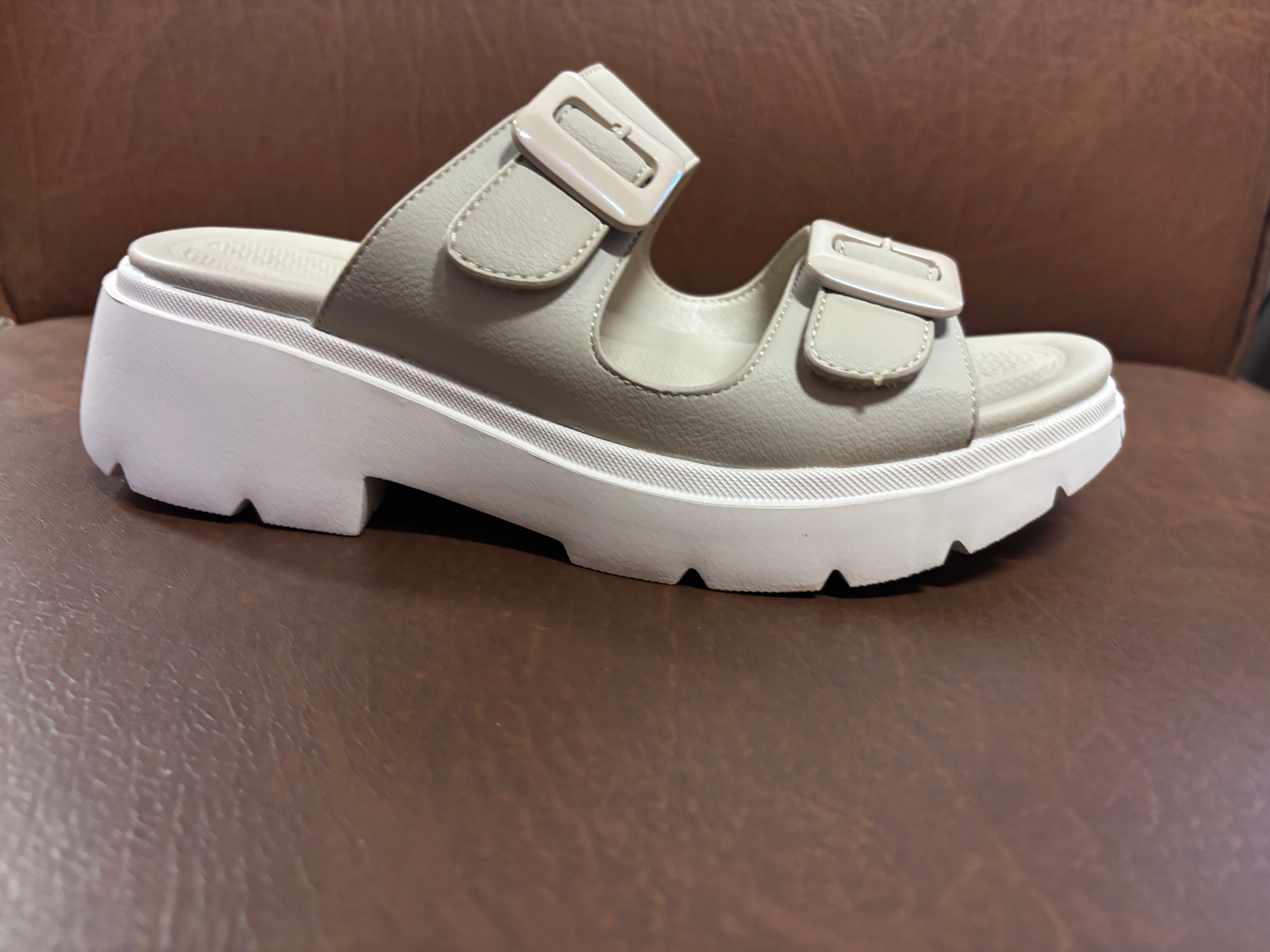 Elara Comfort Chunky Summer Strappy Slippers
