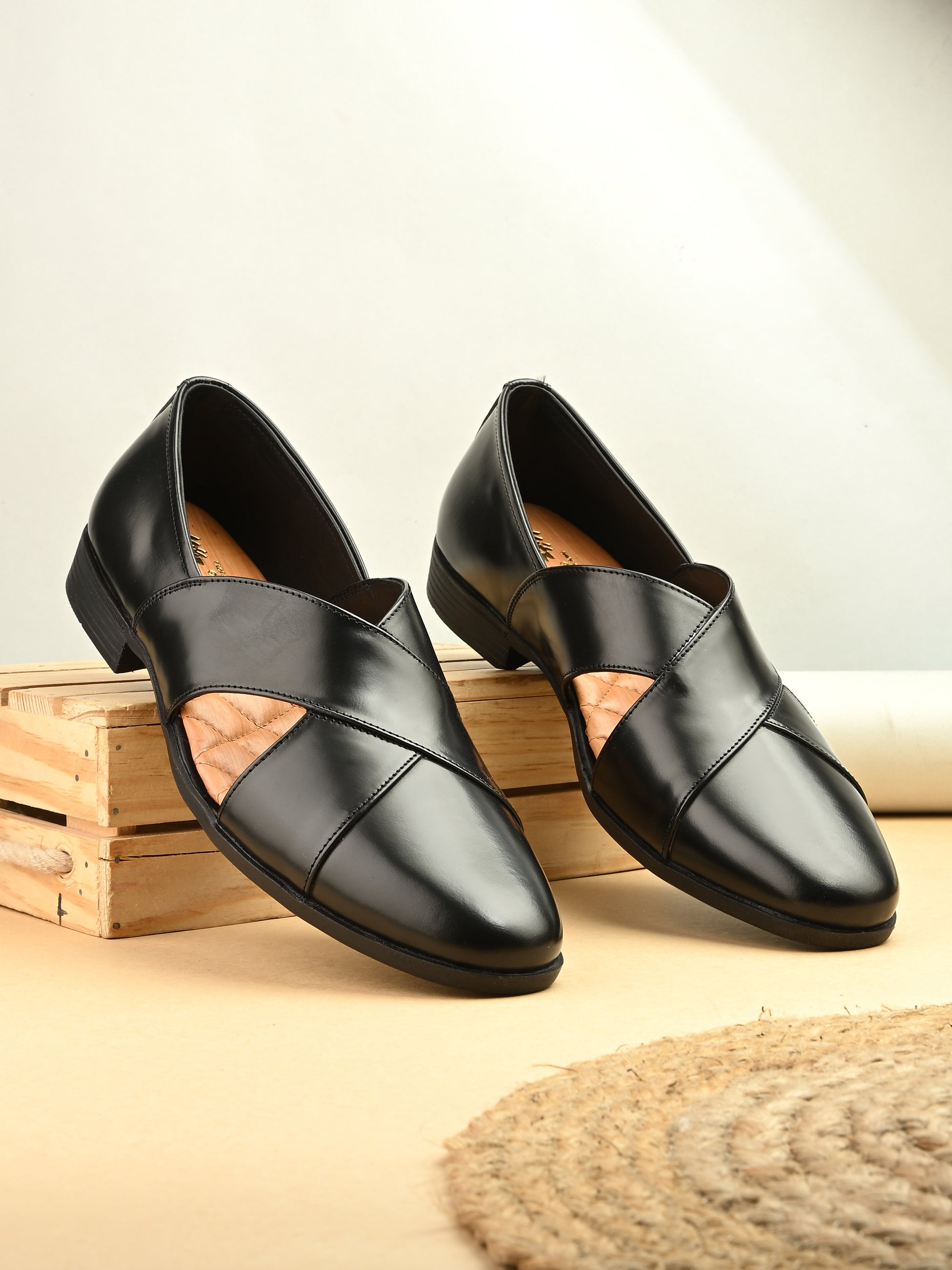 Behrouz Ethnic Leather Shoes