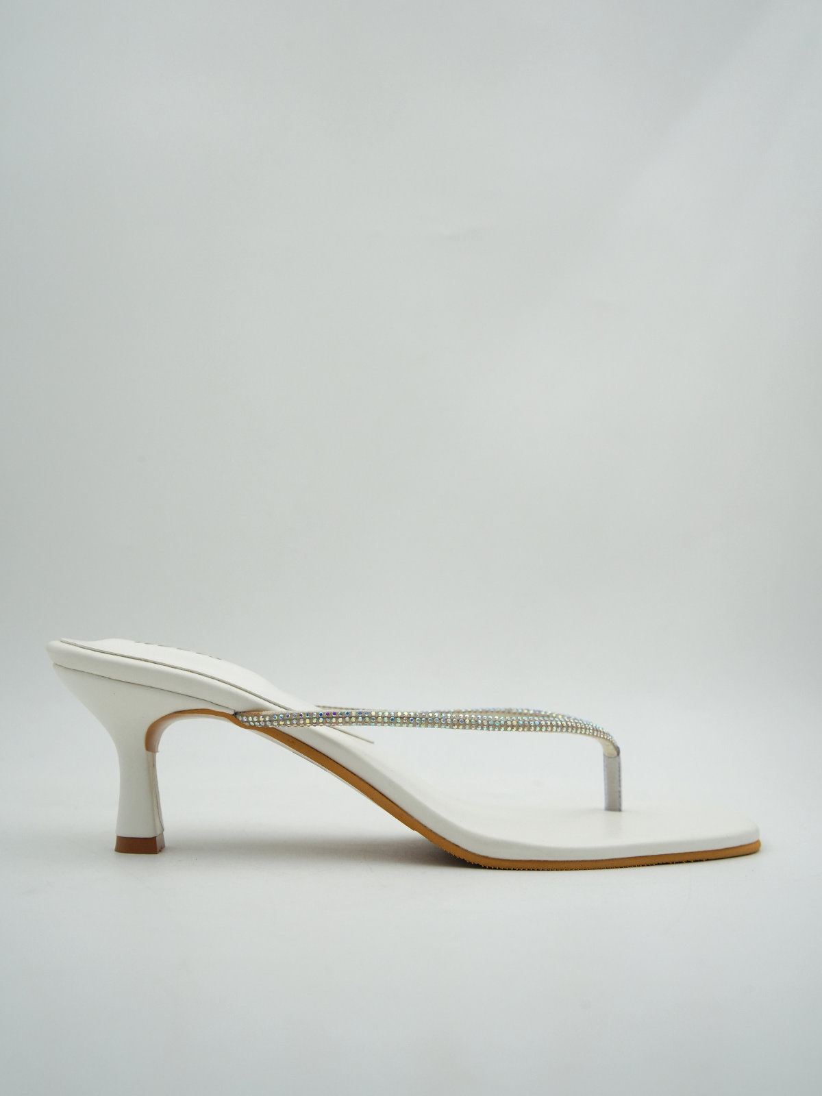 Azzura V Shape Bling Kitten Heels