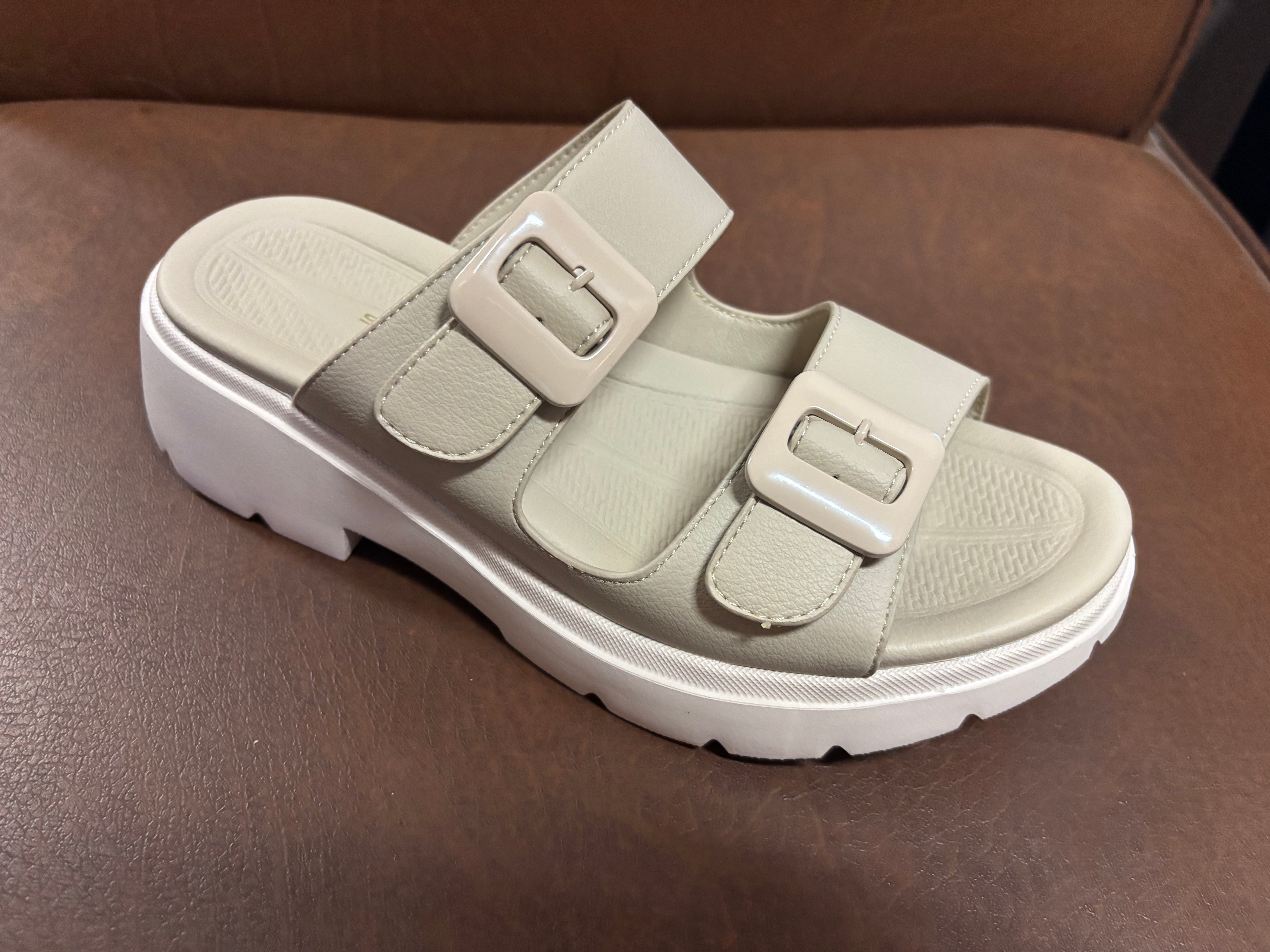 Elara Comfort Chunky Summer Strappy Slippers