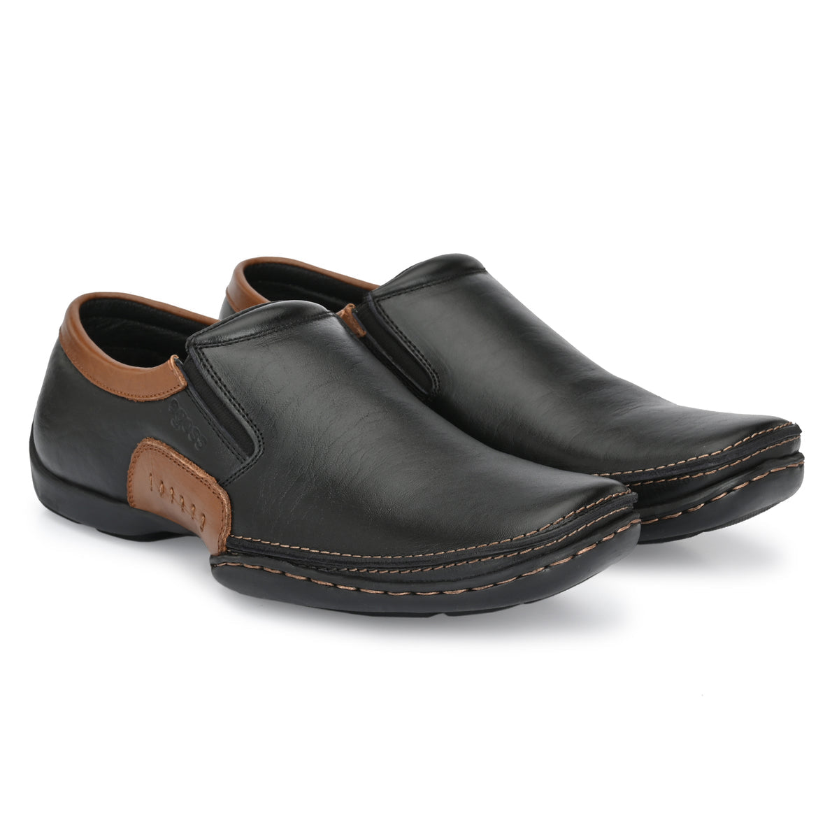 Warren Leather Broad Fit Casual Loafers