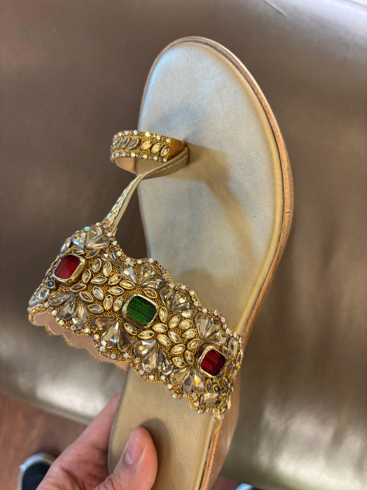 Noor Embellished Ethnic Fancy Wedge Heels