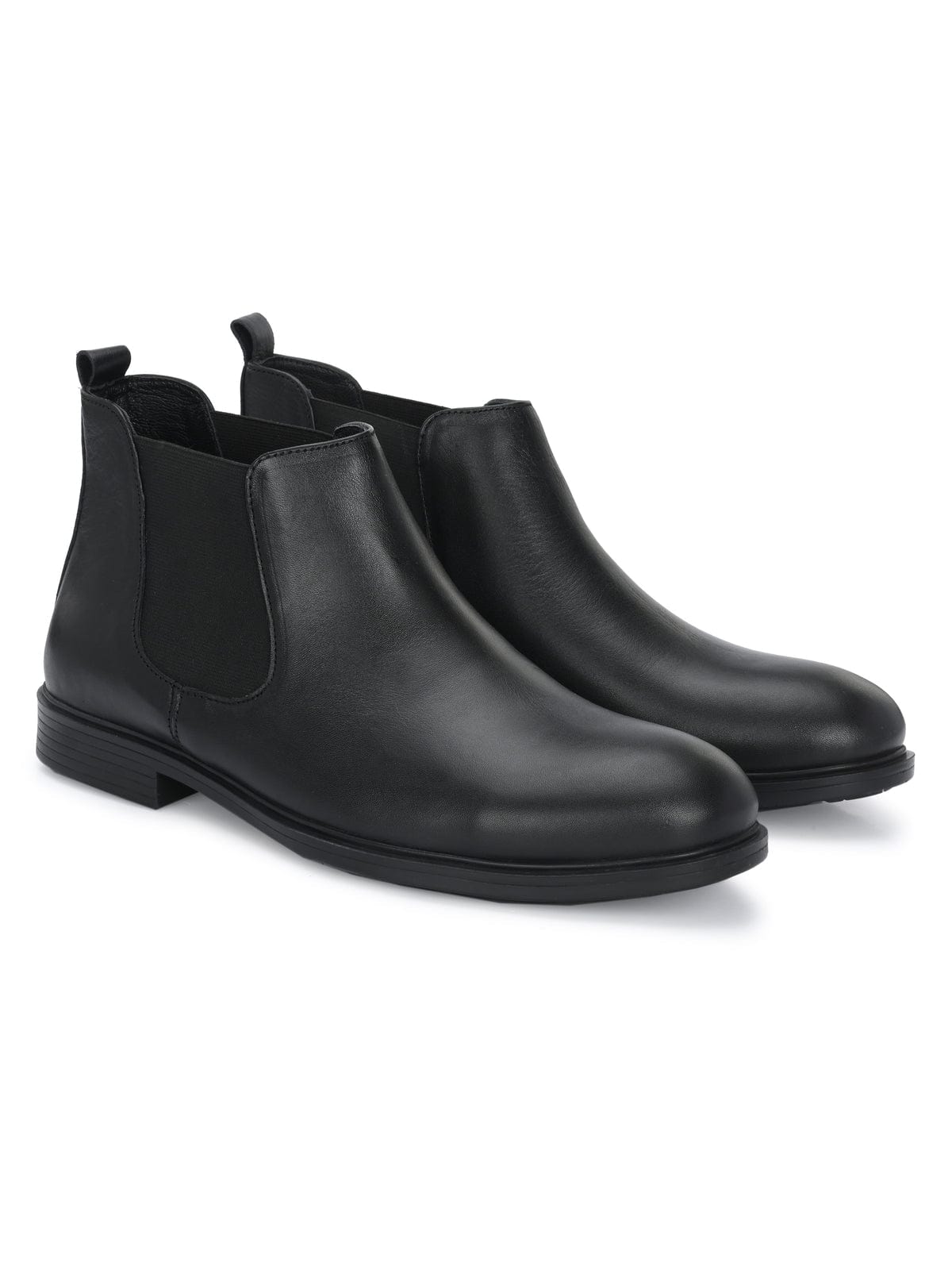 Chelsea Platinum Leather Boots