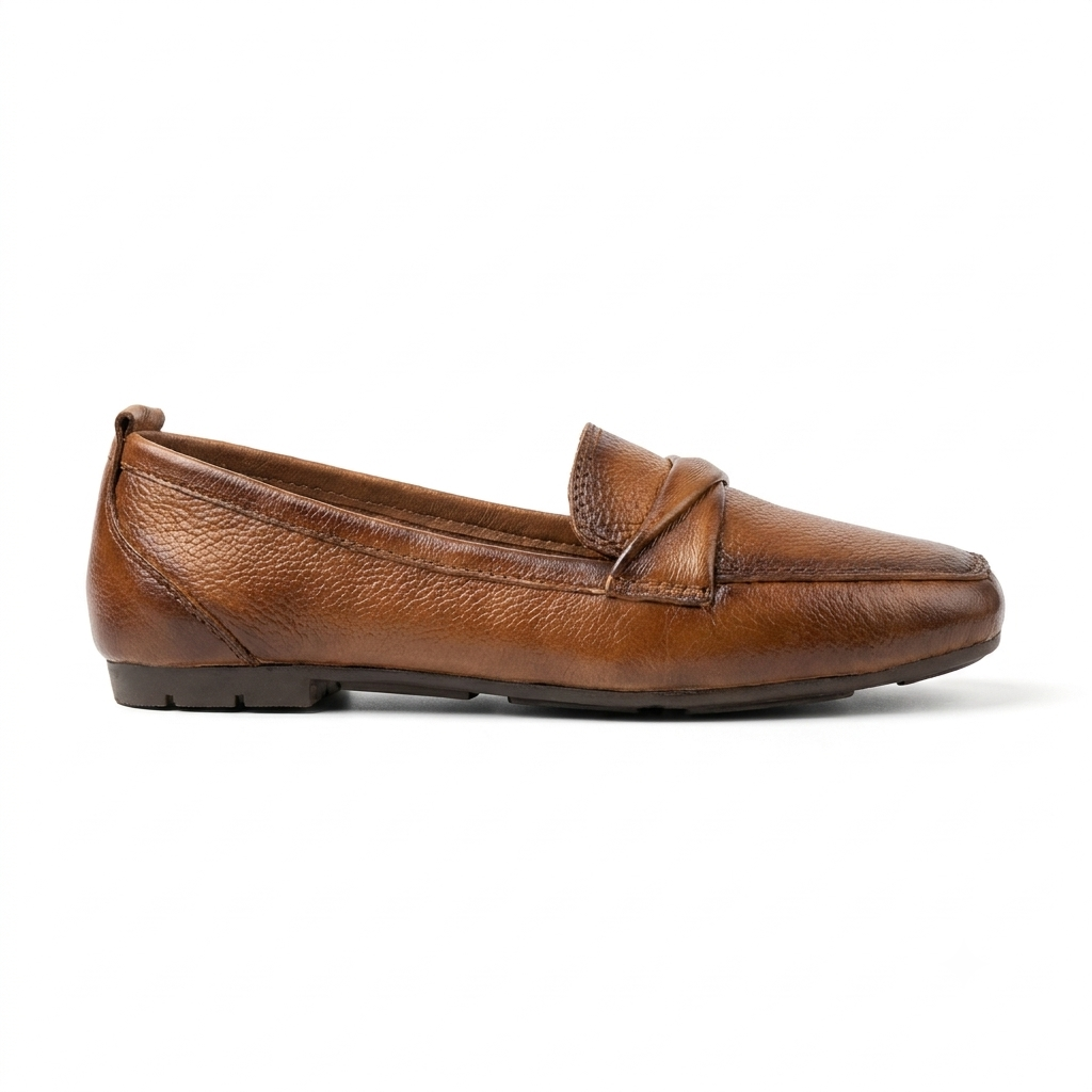 Swirl Classic Leather Loafers