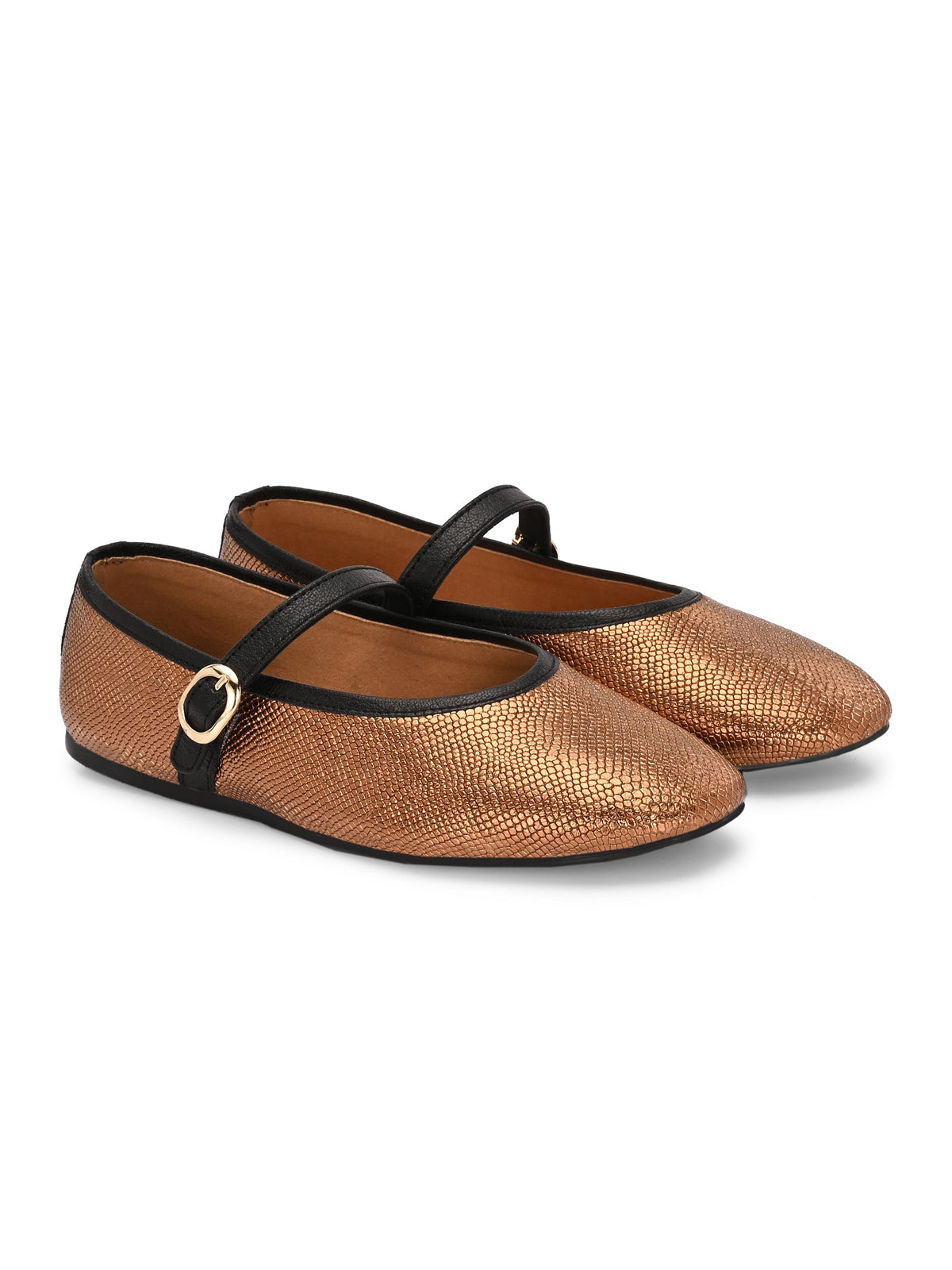 Crimson Leather Mary Janes