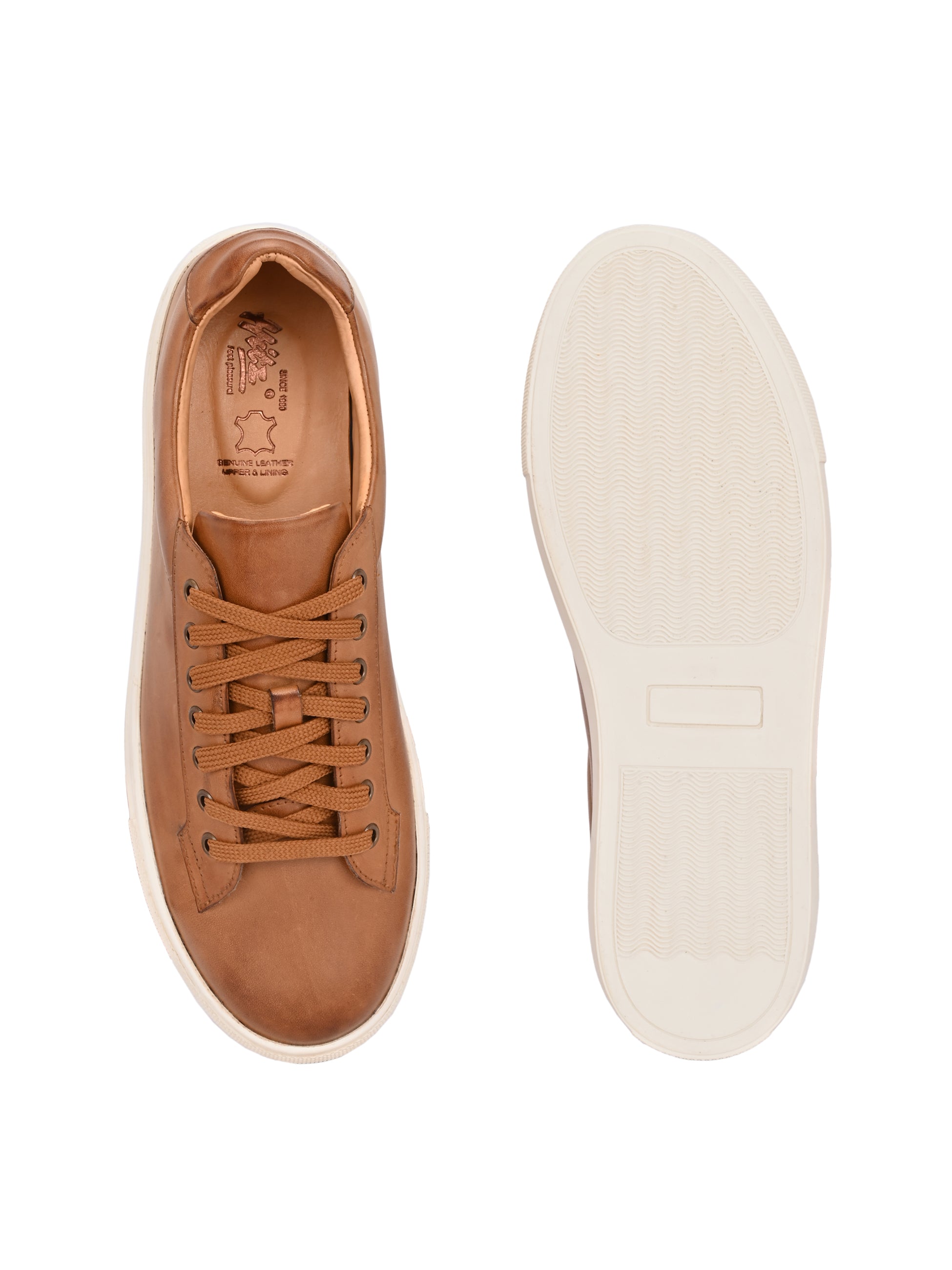 Valerio Leather Lace up Sneakers