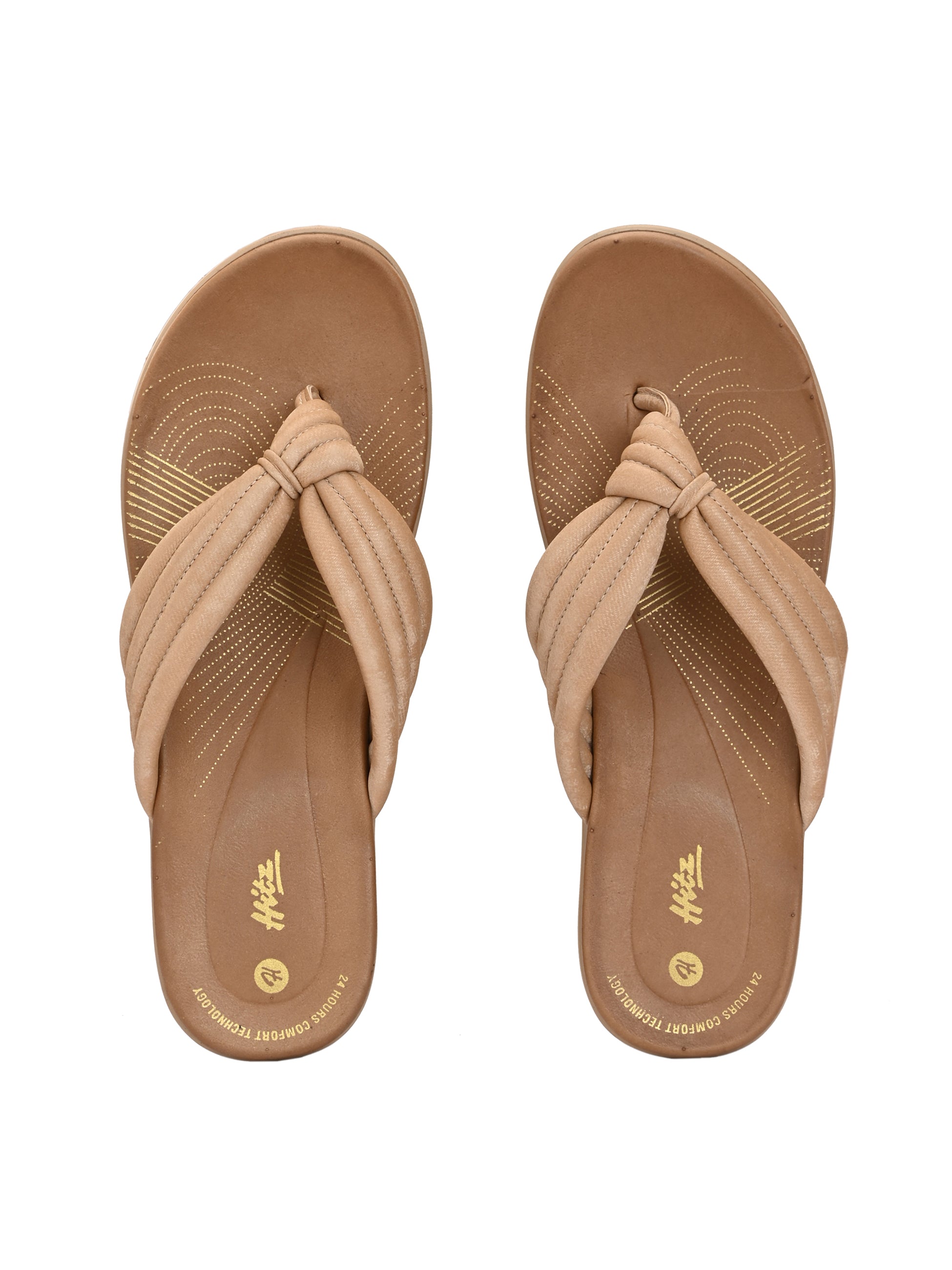 Zerina Knot V Shape Slippers