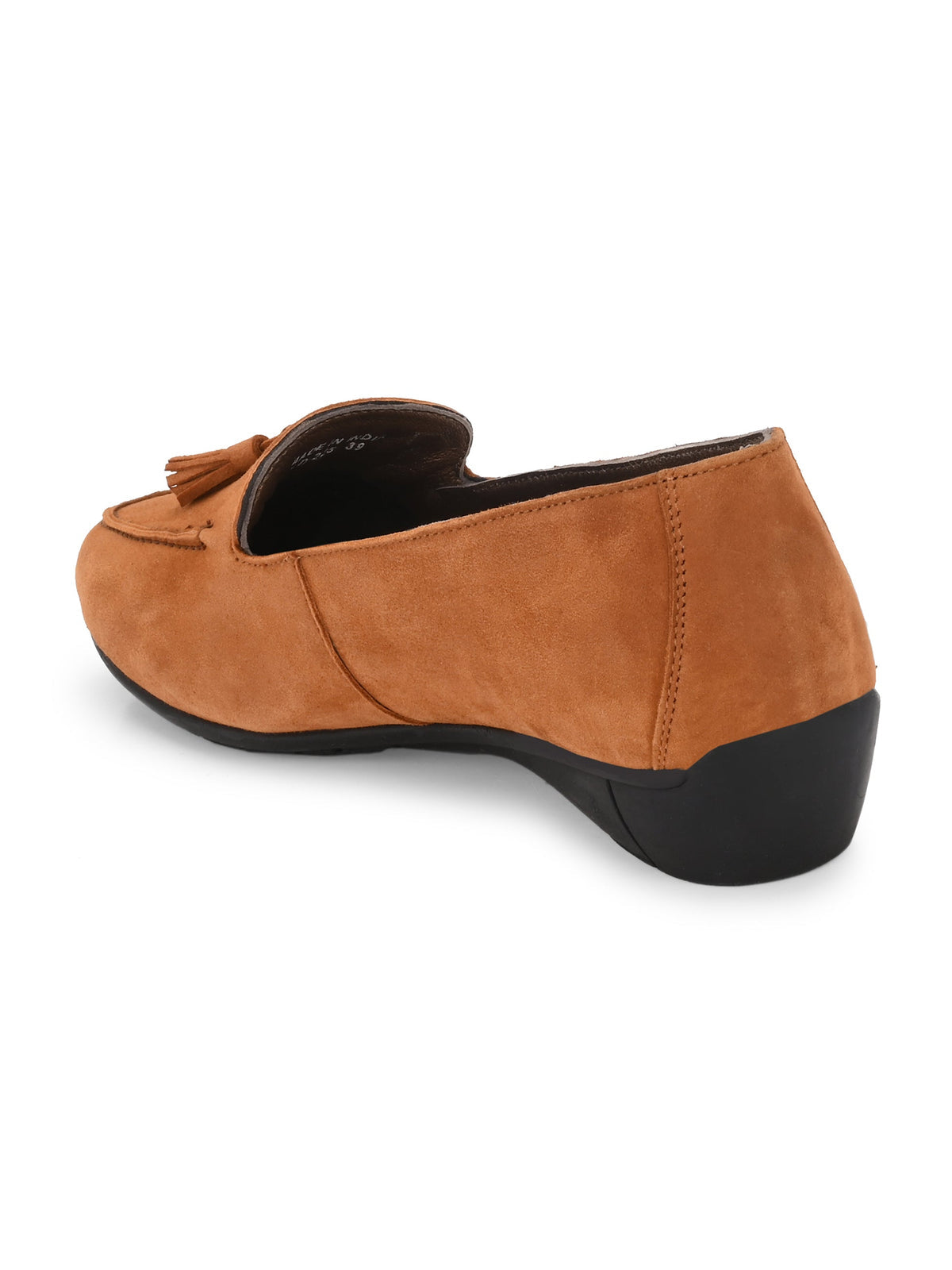 Jerry Suede Leather Tassel Loafers